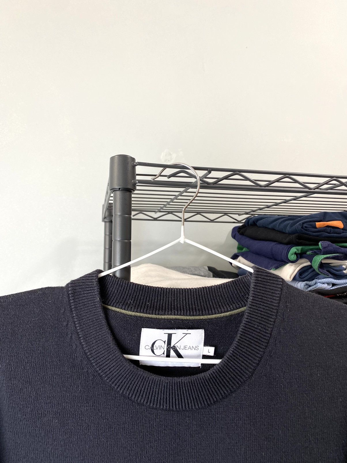 Calvin Klein Archive Calvin Klein Knit Sweater Sweatshirt Size US L / EU 52-54 / 3 - 5 Thumbnail