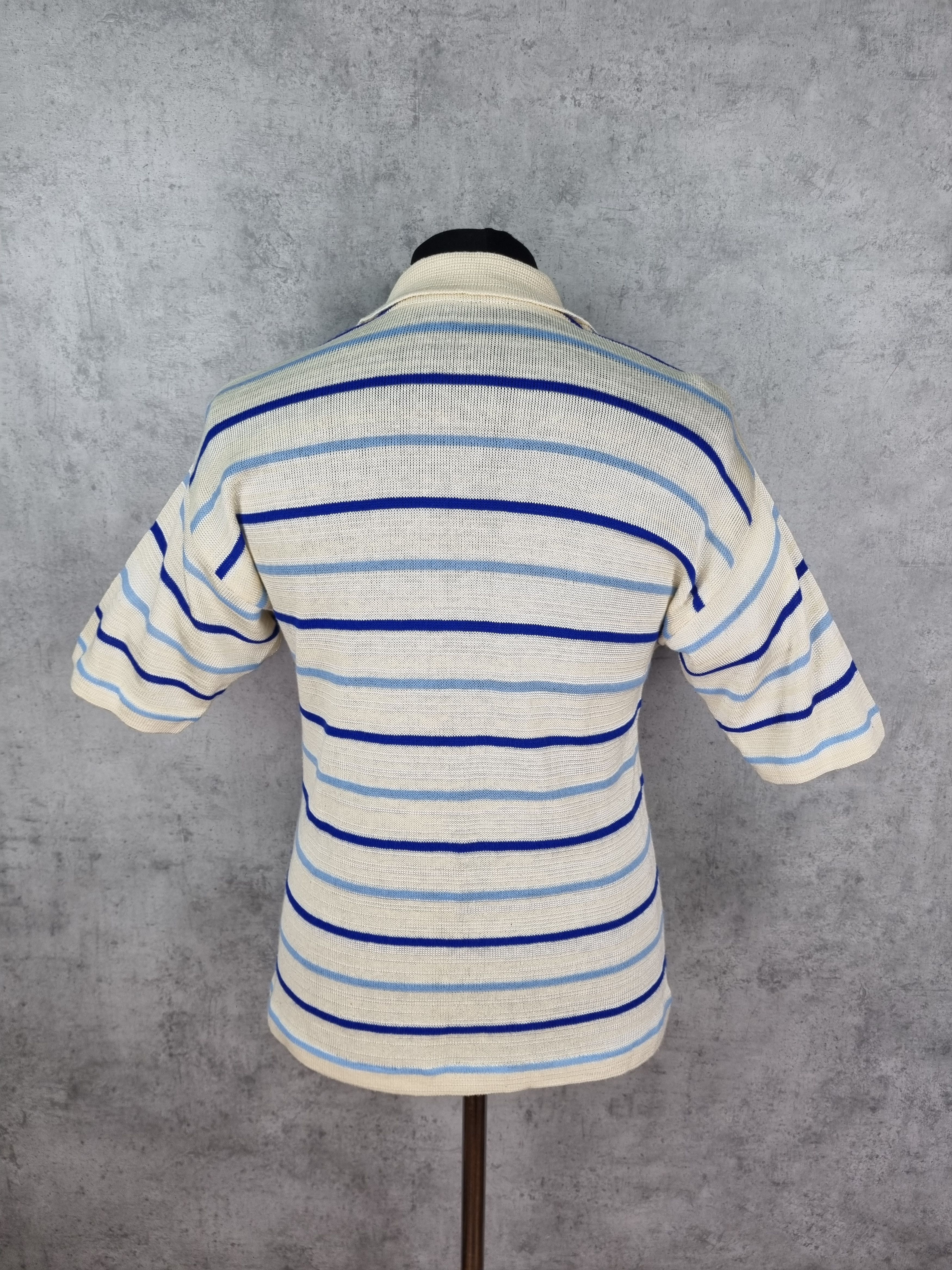 Vintage 90s Rare Knitted Vintage Polo Size US M / EU 48-50 / 2 - 12 Thumbnail