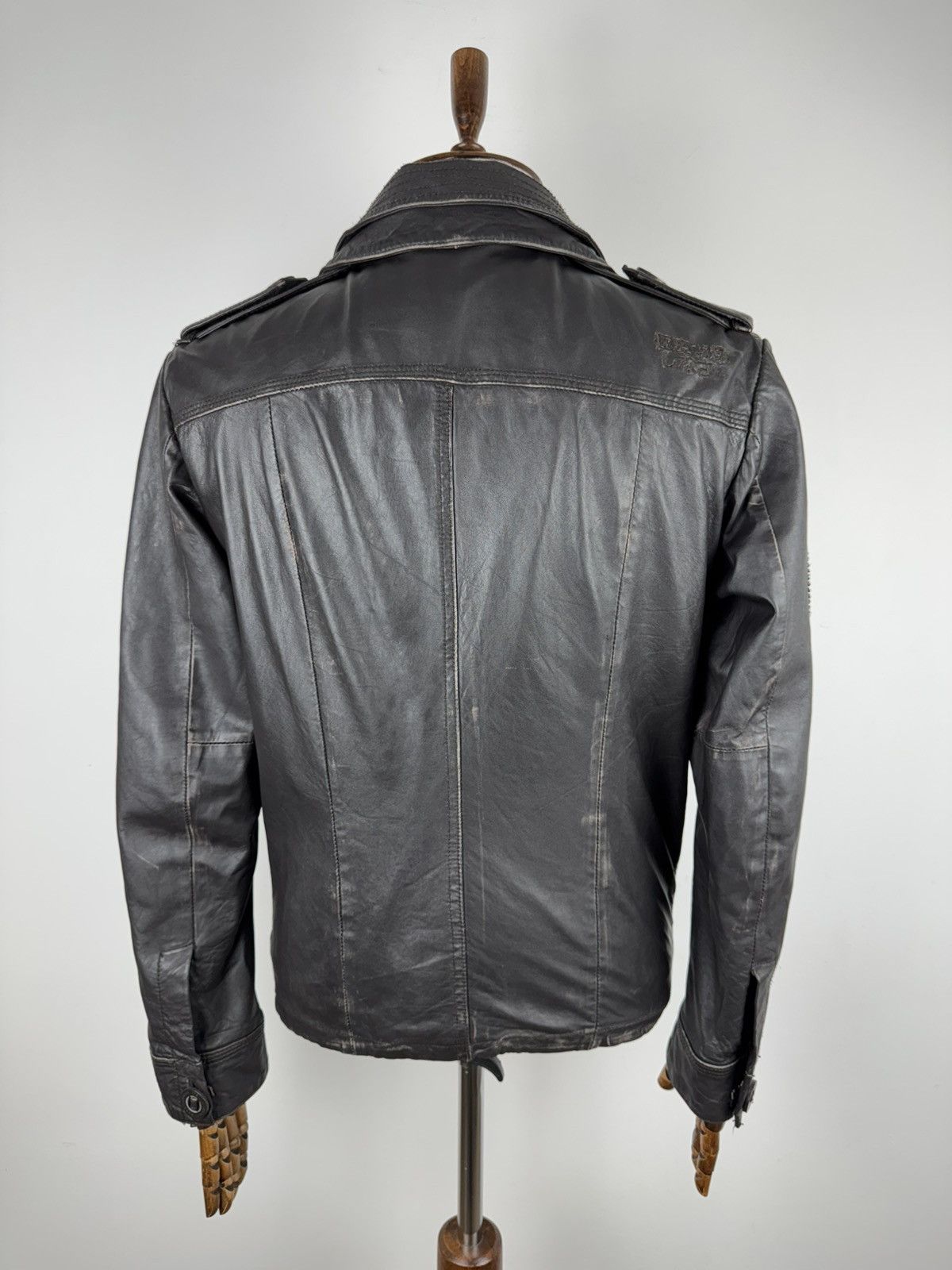 Superdry Men’s Vintage SuperDry Leather Jacket size M Size US M / EU 48-50 / 2 - 5 Thumbnail