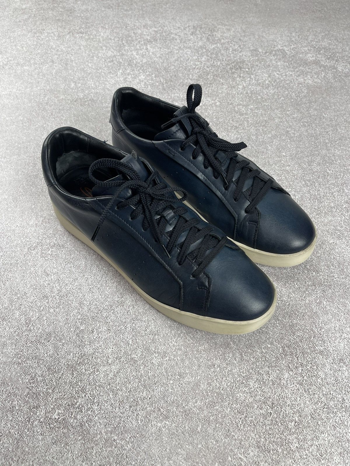 Santoni Santoni Navy Blue Sneakers Men’s Shoes Size US 10.5 Size US 10.5 / EU 43-44 - 2 Thumbnail