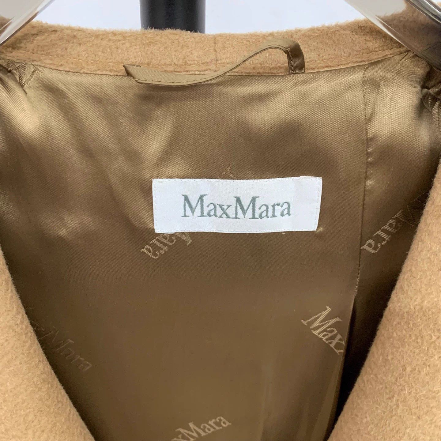 Max Mara MaxMara Main Line Camel Collar Tie Midi Coat 38 Size S / US 4 / IT 40 - 2 Thumbnail