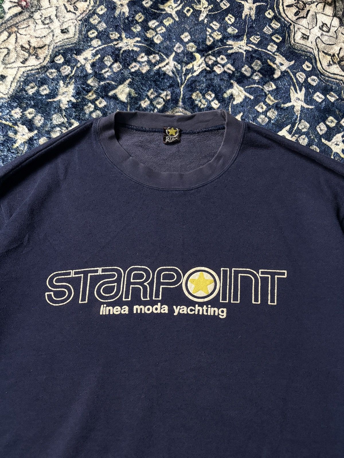 Vintage Vintage 90s Sun Faded Yachting Baggy Sweatshirt Japanese 🇯🇵 Size US L / EU 52-54 / 3 - 2 Thumbnail