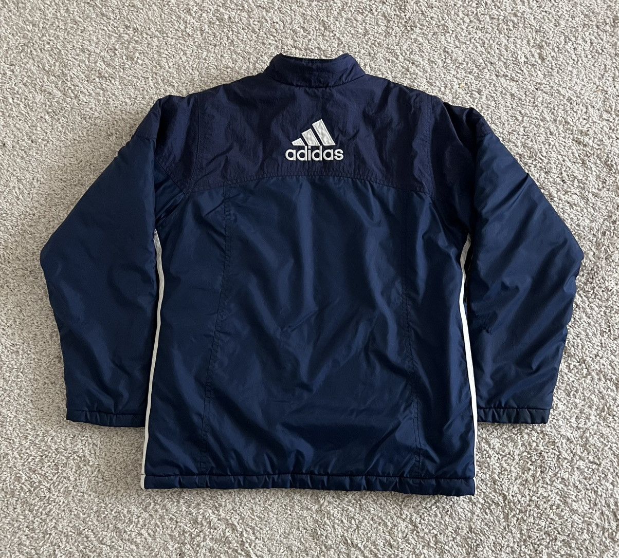 Adidas × Vintage Adidas Vintage Puffer Jacket - Blue - XL Girls Size XL / US 12-14 / IT 48-50 - 7 Thumbnail