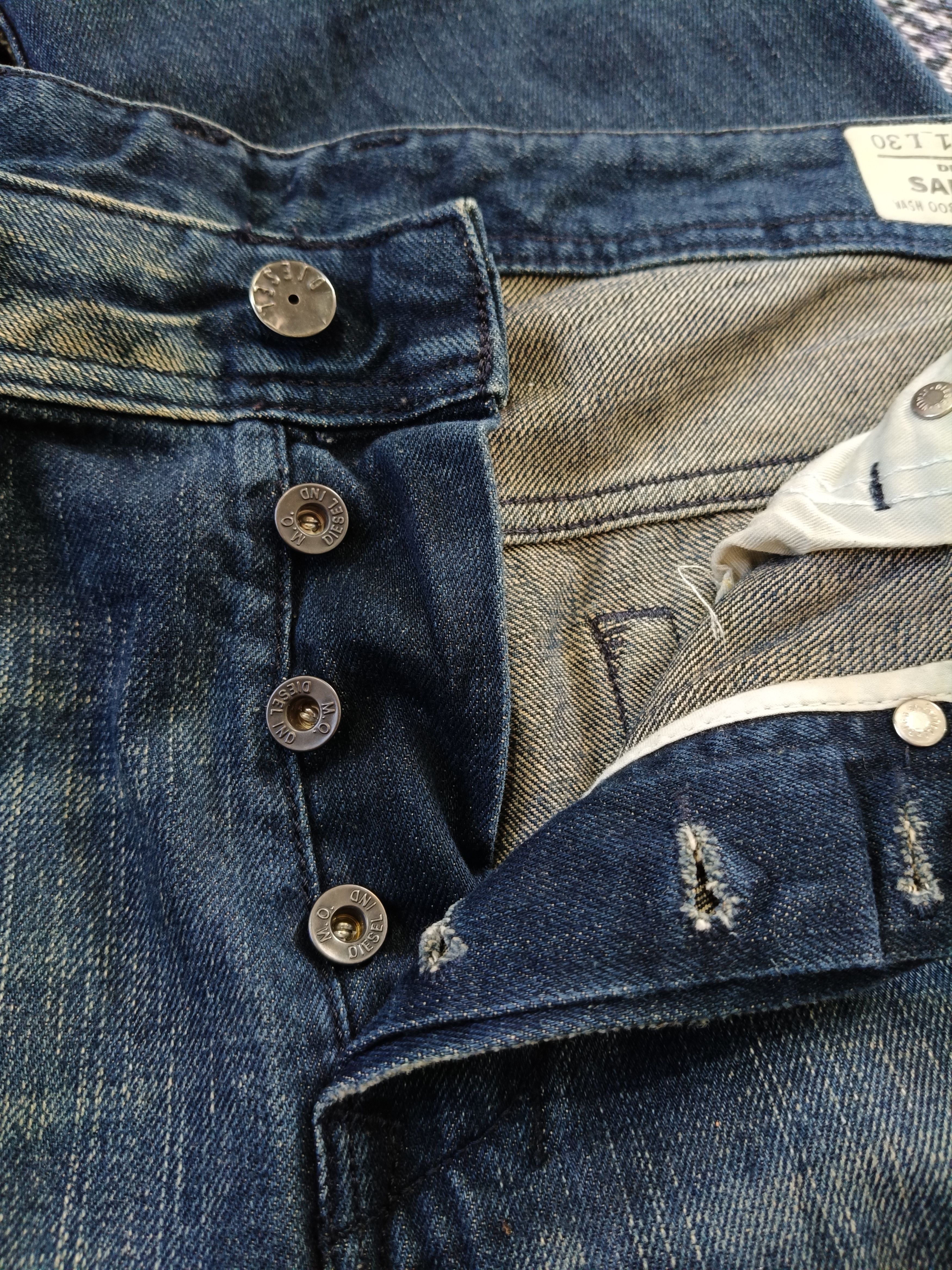 Diesel Diesel SAFADO Blue Jeans Size US 35 - 10 Thumbnail