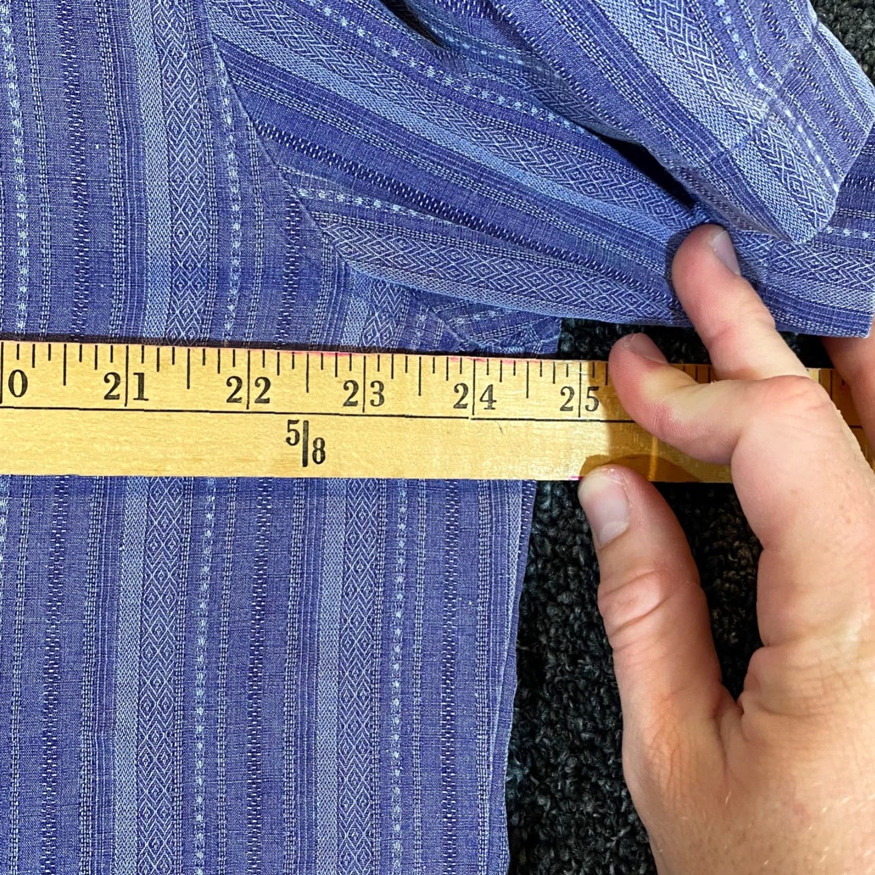 Tommy Bahama TOMMY BAHAMA Shirt Men XL Blue Striped 100% Silk Hawaiian Button-Up S/S Shirt Size US XL / EU 56 / 4 - 6 Thumbnail