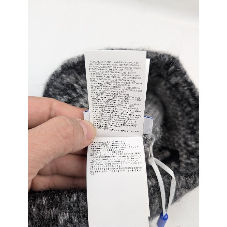 Off-White o1rshd1 Size:OS / Arrow Fuzzy Mohair Knit Beanie Hat / Cap Size ONE SIZE - 10 Thumbnail