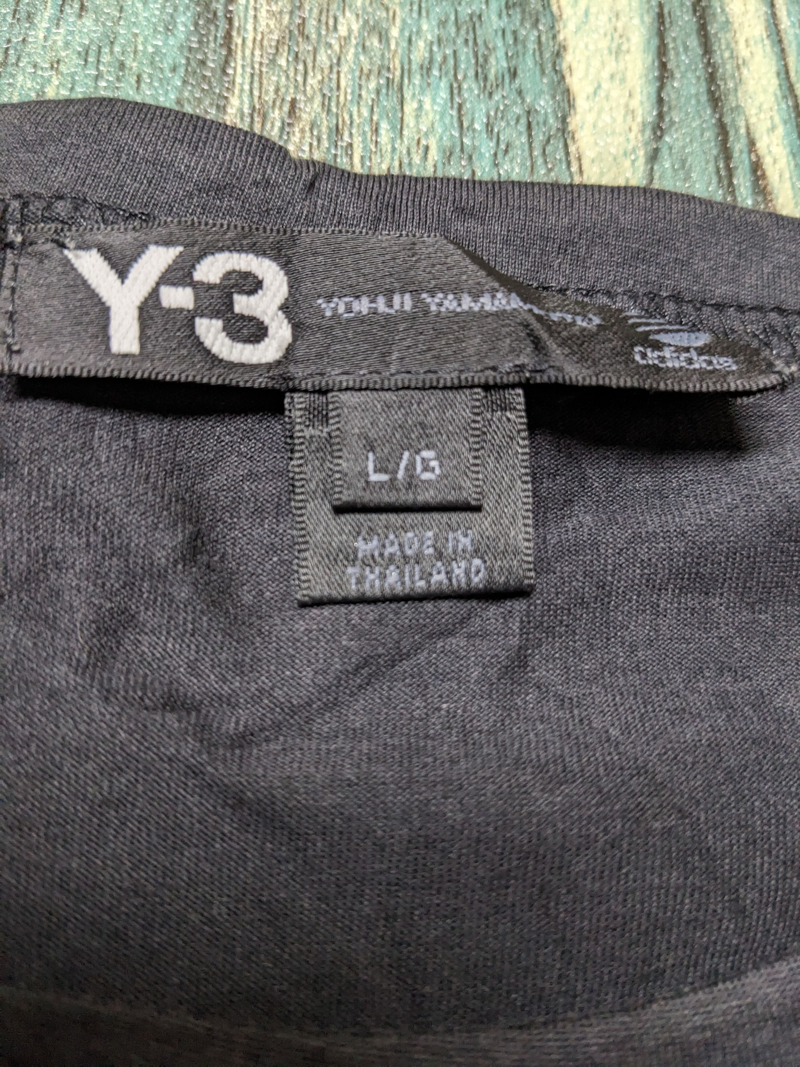 Yohji Yamamoto ADIDAS X YOHJI YAMAMOTO SHORT SLEEVE BIG LOGI Size US L / EU 52-54 / 3 - 4 Thumbnail