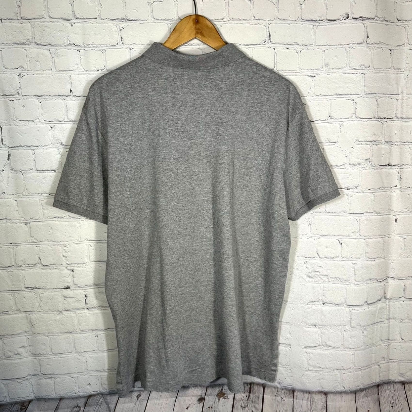 Polo Ralph Lauren Polo Ralph Lauren Polo Shirt Men XL Gray Pima Soft Touch Cotton Short Sleeve Embroidered Logo 2-Button Collared Casual Shirt Size US XL / EU 56 / 4 - 6 Thumbnail