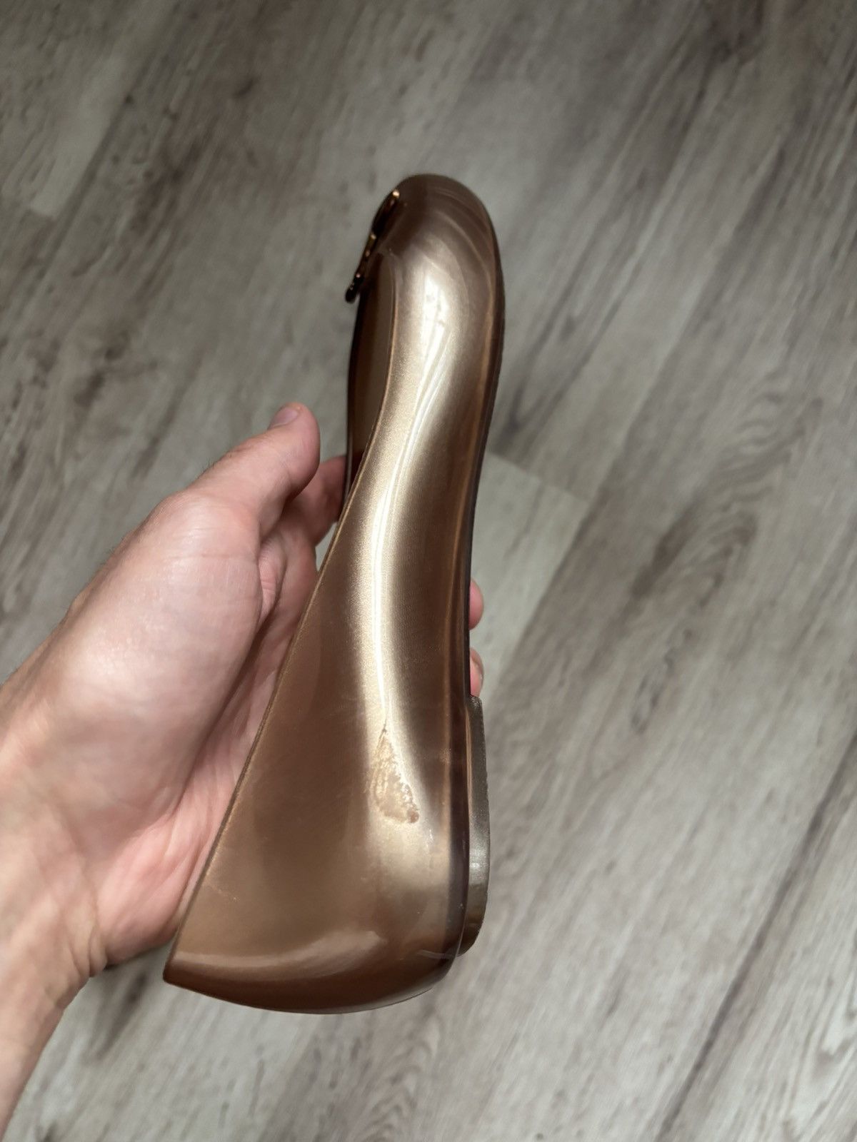 Vivienne Westwood Melissa x Vivienne Westwood Rose Gold Flats Heels US 7 EU 38 Size US 7 / IT 37 - 13 Thumbnail