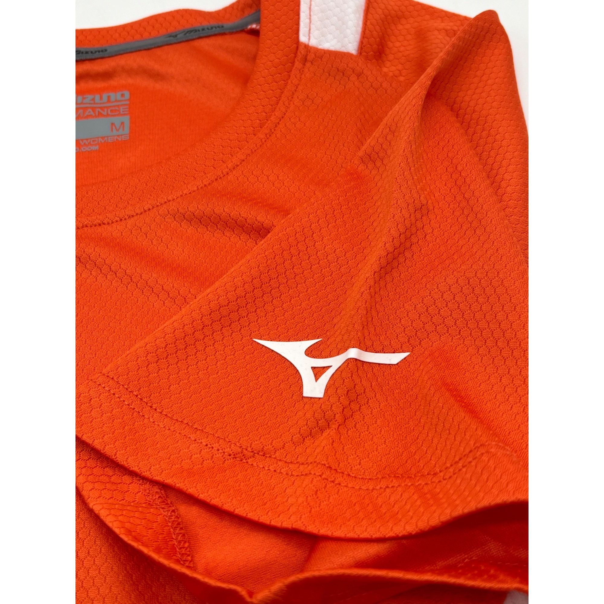Mizuno Mizuno Women’s Softball Crew Neck Jersey, Orange, Sz. M Size M / US 6-8 / IT 42-44 - 6 Thumbnail