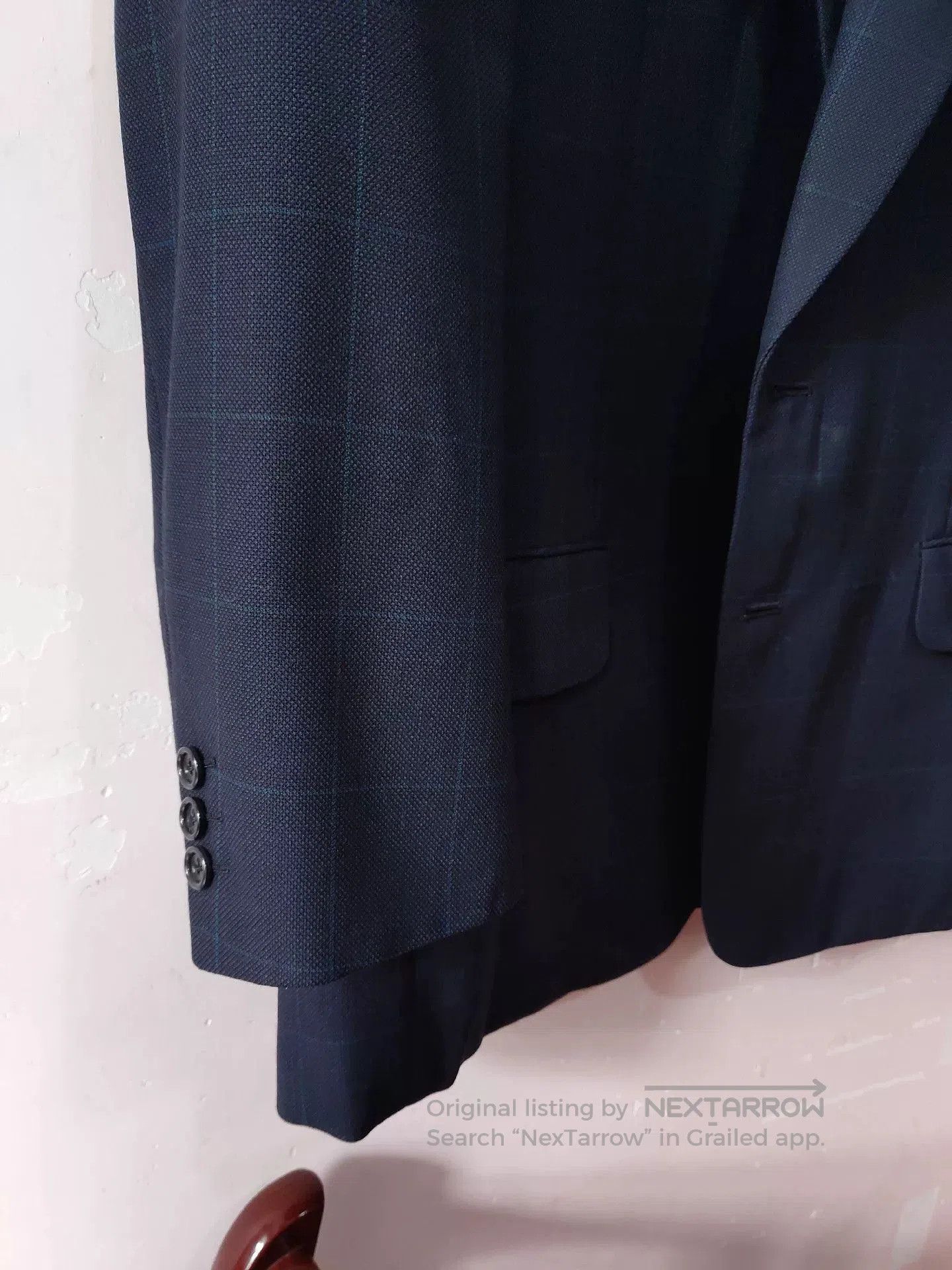 Japanese Brand Custom British Wool Suit by H. Lesser. Size US L / EU 52-54 / 3 - 6 Thumbnail