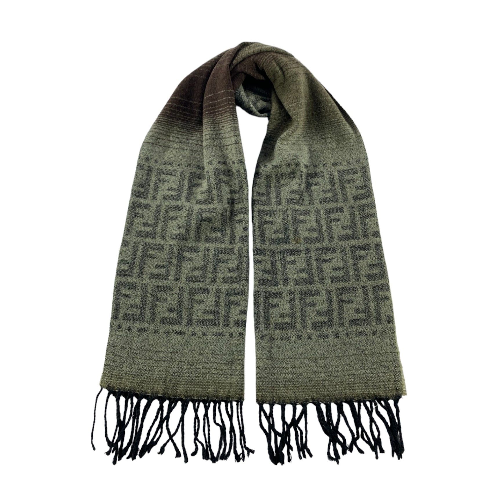 Fendi × Vintage Fendi Scarf / Muffler / Neckwear - WW1014 Size ONE SIZE - 1 Thumbnail
