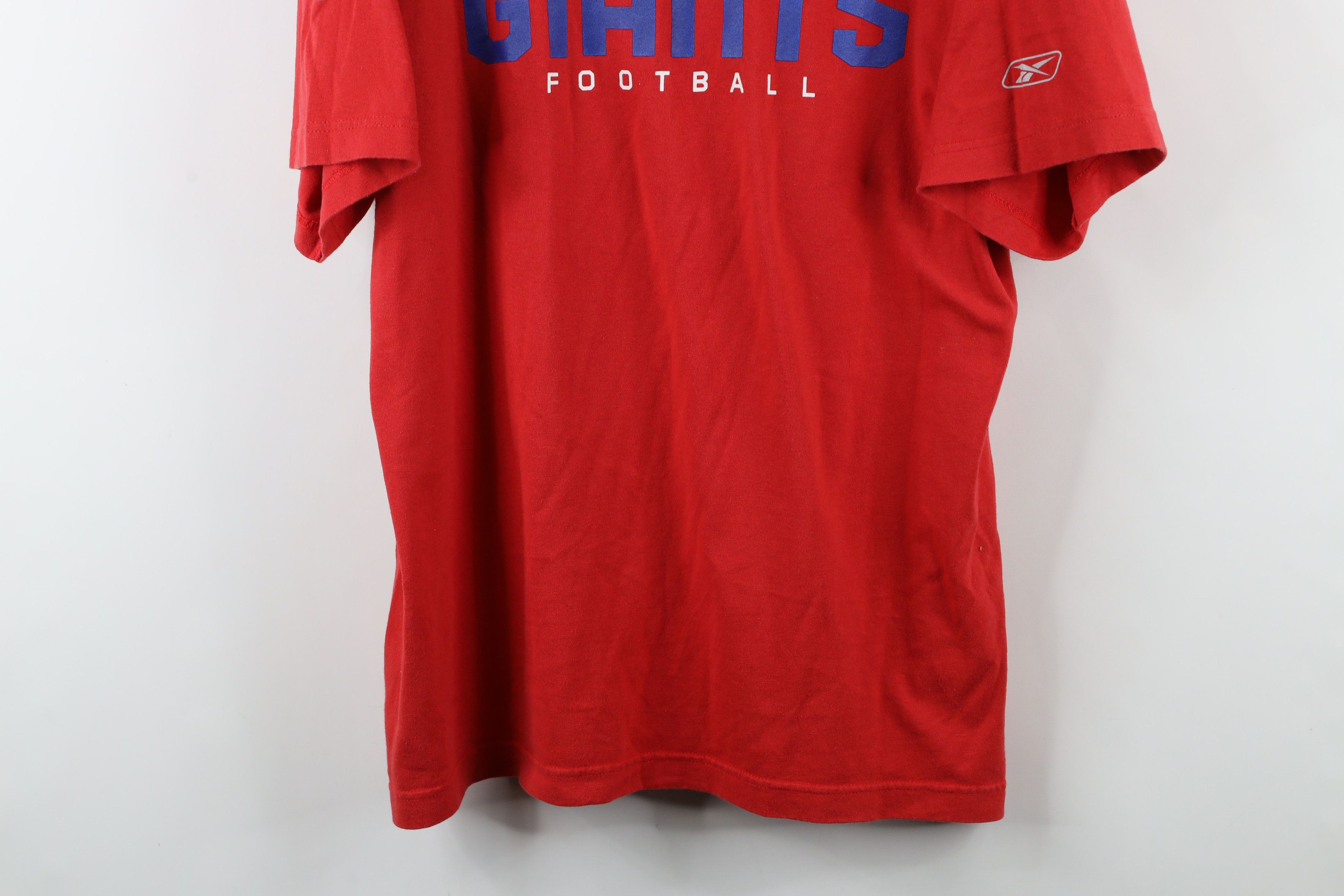Reebok × Vintage Vintage Reebok Spell New York Giants Football T-Shirt Red Size US L / EU 52-54 / 3 - 3 Thumbnail