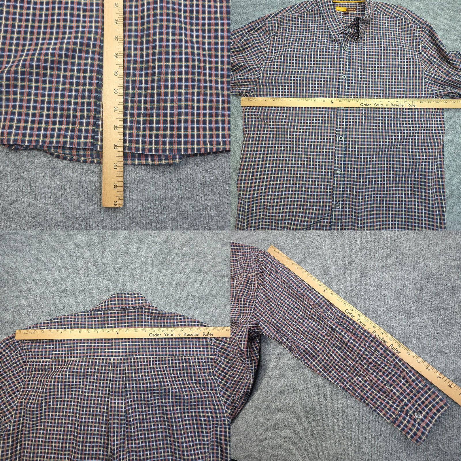 The Territory Ahead Territory Ahead Shirt Men's XL Check Striped Multi Color Button Up Size US XL / EU 56 / 4 - 8 Thumbnail
