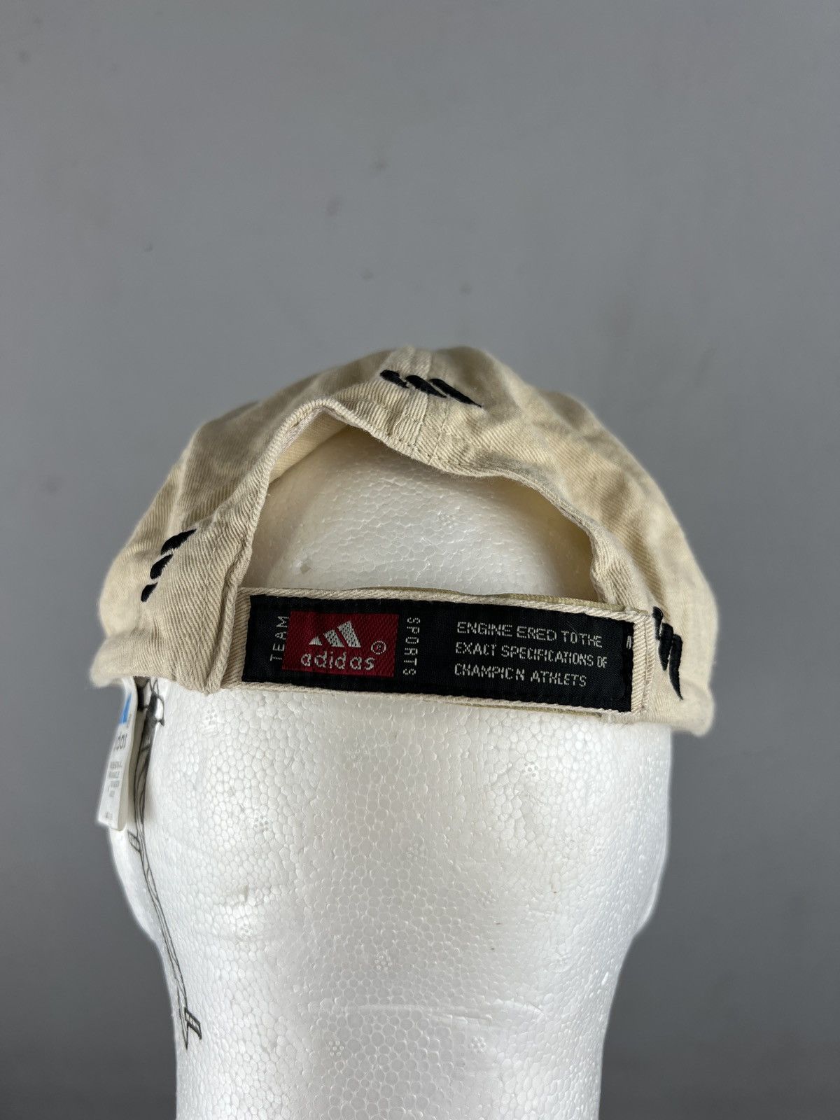 Adidas × Vintage Vintage 80s Adidas multi logo Y2K Punk style cap Size ONE SIZE - 5 Thumbnail