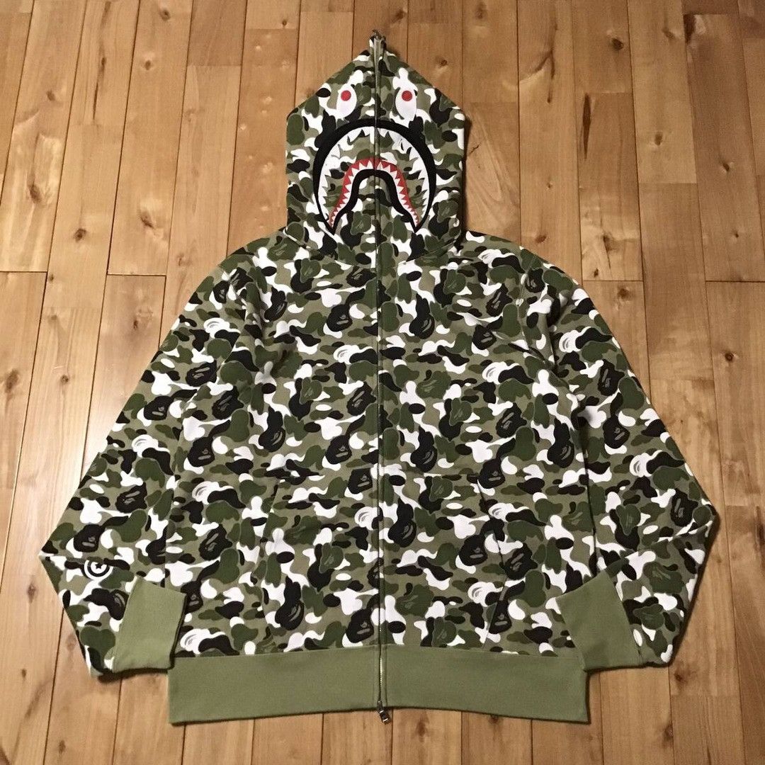 Bape 2024 🔥ZOZO Store Camo🔥 BAPE shark full zip hoodie APE Size US XL / EU 56 / 4 - 1 Thumbnail
