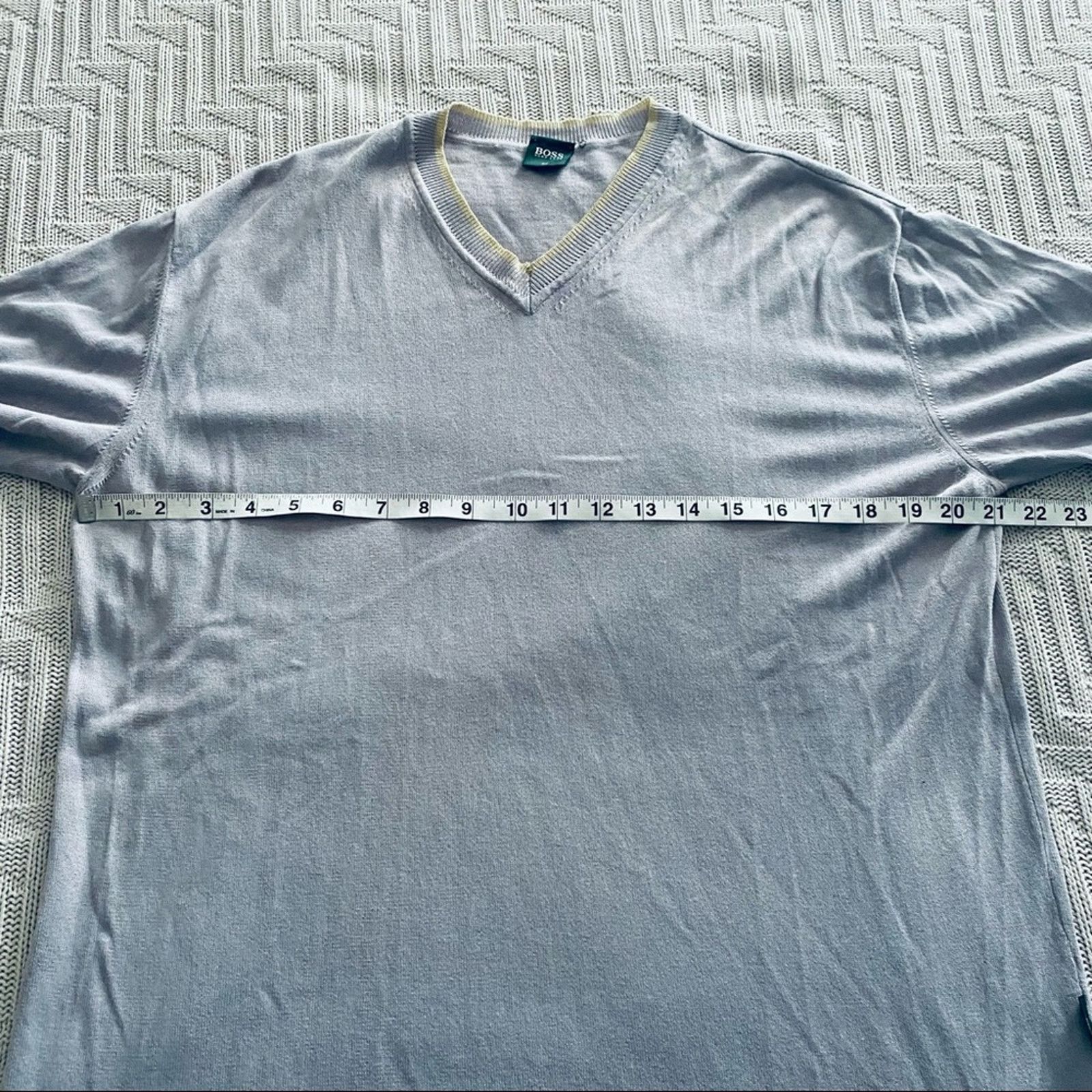 Hugo Boss Hugo Boss V Neck short sleeve golf shirt Size US L / EU 52-54 / 3 - 7 Thumbnail
