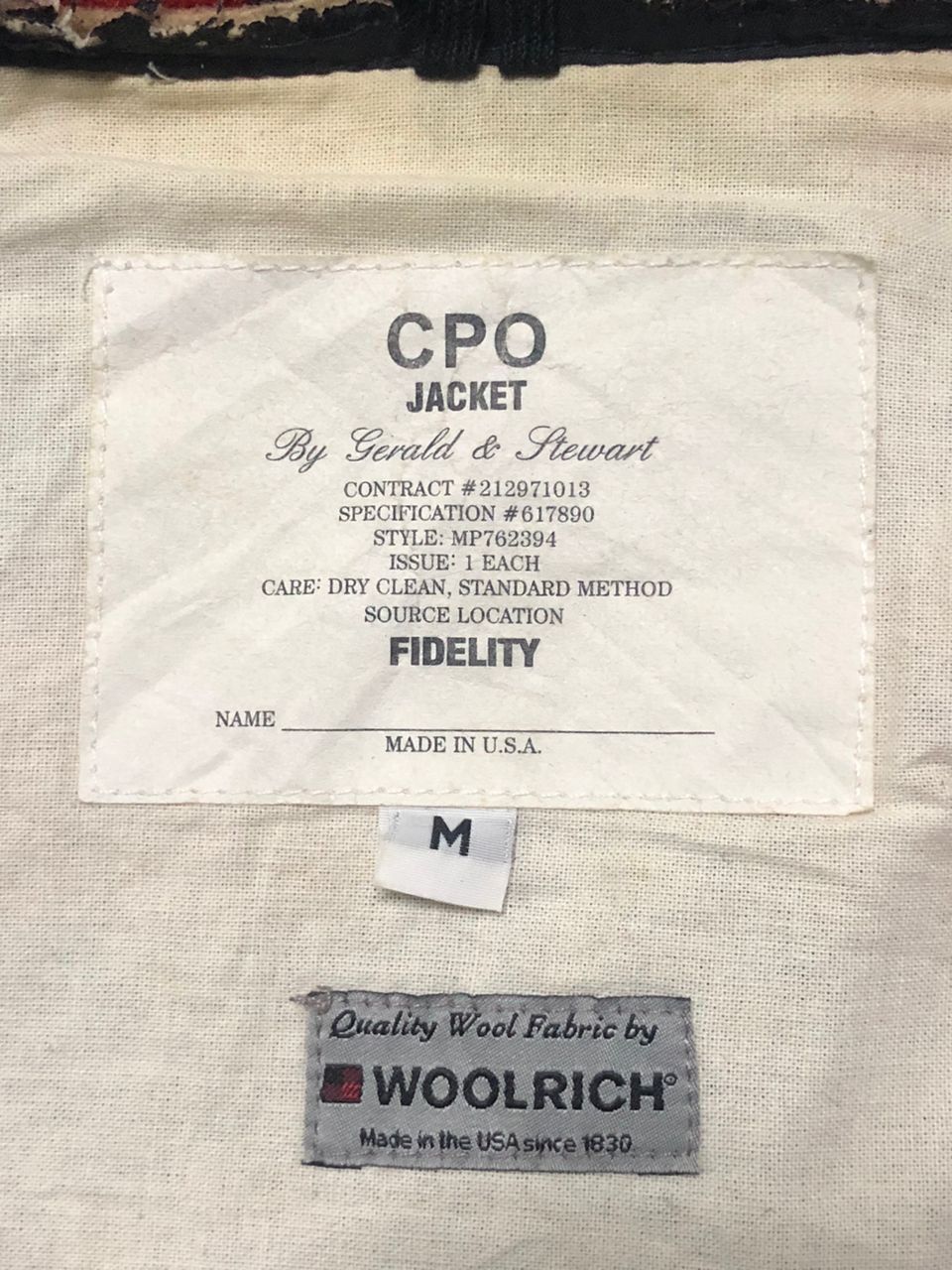 Fidelity CPO Jacket Fidelity x Woolrich Buffalo Check Inspired Filson Size US M / EU 48-50 / 2 - 14 Thumbnail