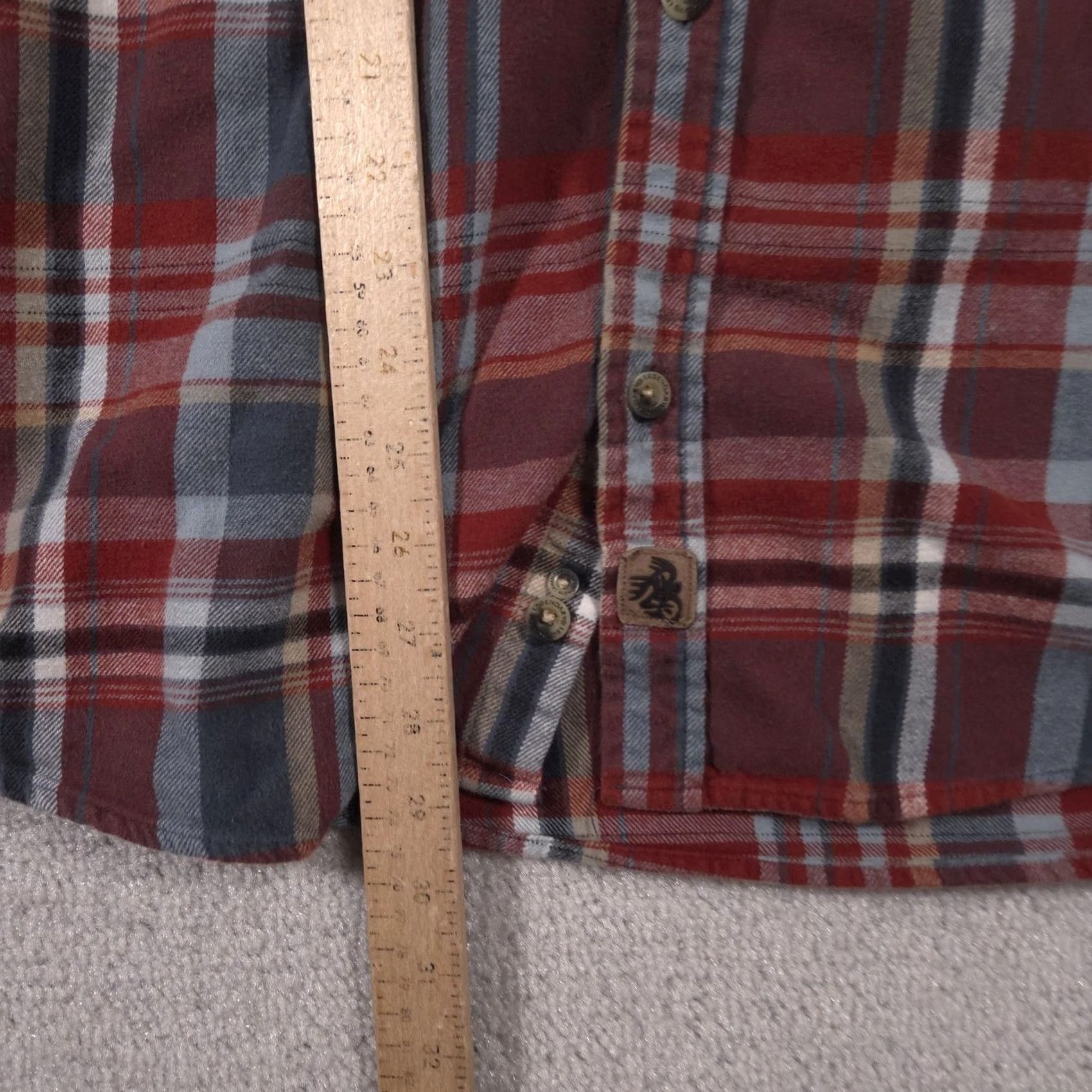 Vintage VINTAGE Legendary Whitetails Flannel Shirt Mens LT Buck Camp Corduroy Collar Button-Up Plaid Size US L / EU 52-54 / 3 - 7 Thumbnail