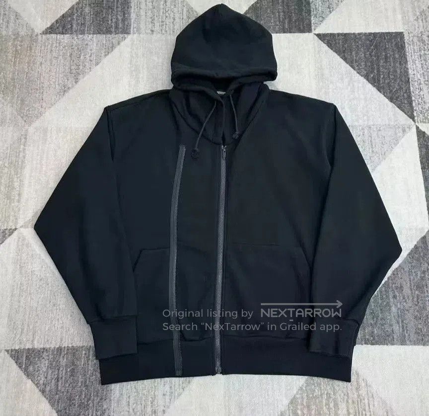 Undercover black oversized hoodie with double zipper. Size US L / EU 52-54 / 3 - 1 Thumbnail