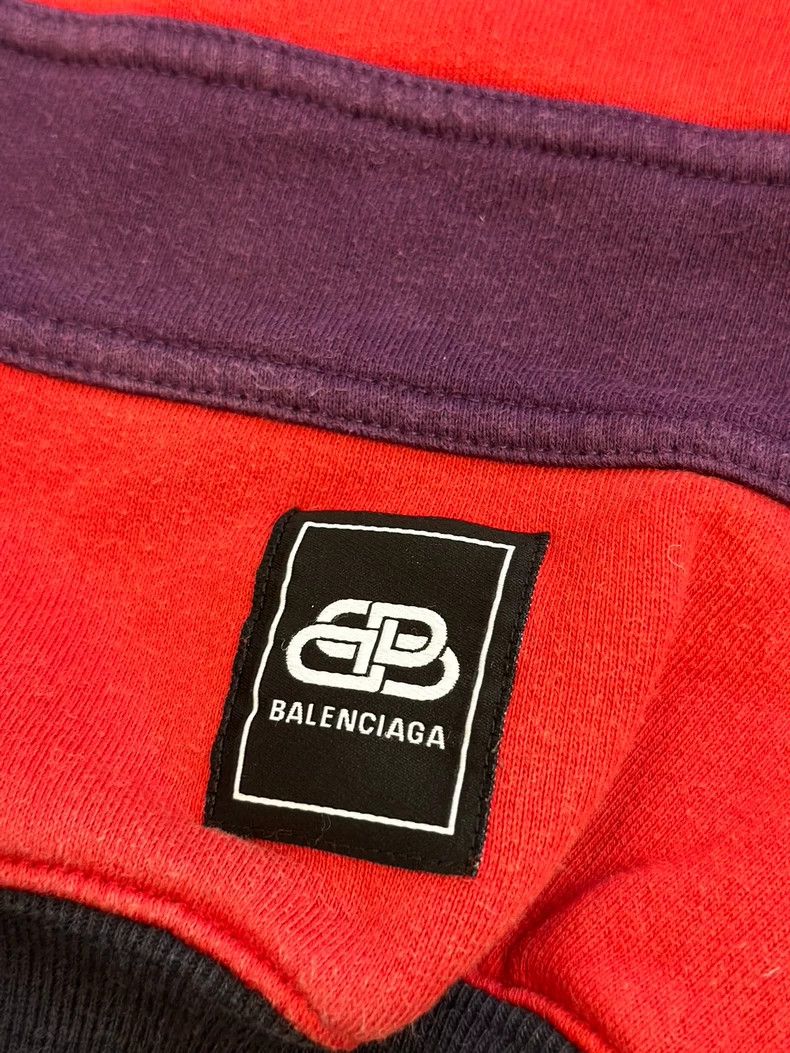 Balenciaga Balenciaga Classic Worn Half Zip Sweatshirt 2505-Nextarrow Size US L / EU 52-54 / 3 - 4 Thumbnail