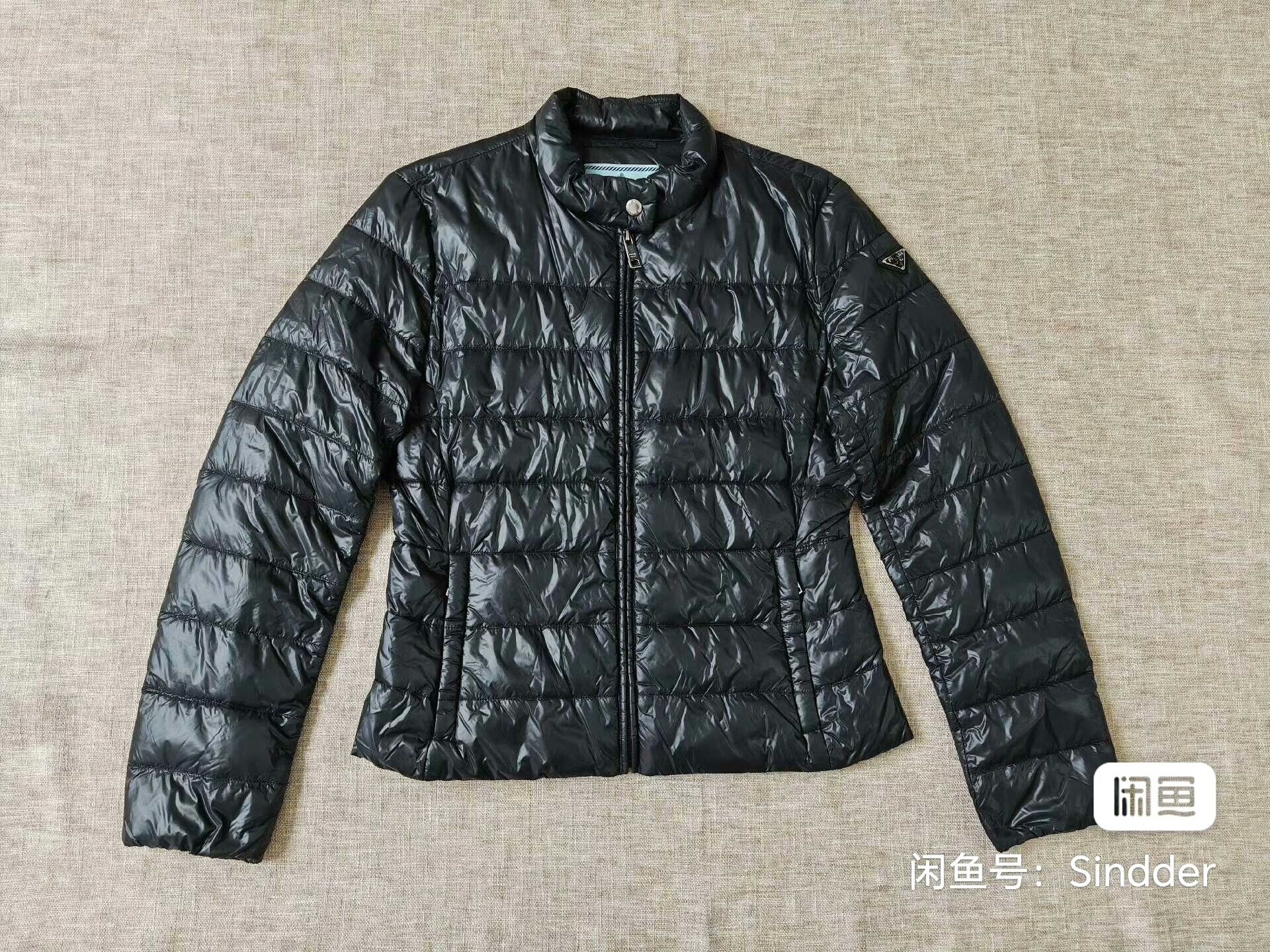 Prada Prada Women's Black Down Jacket Size M / US 6-8 / IT 42-44 - 1 Thumbnail