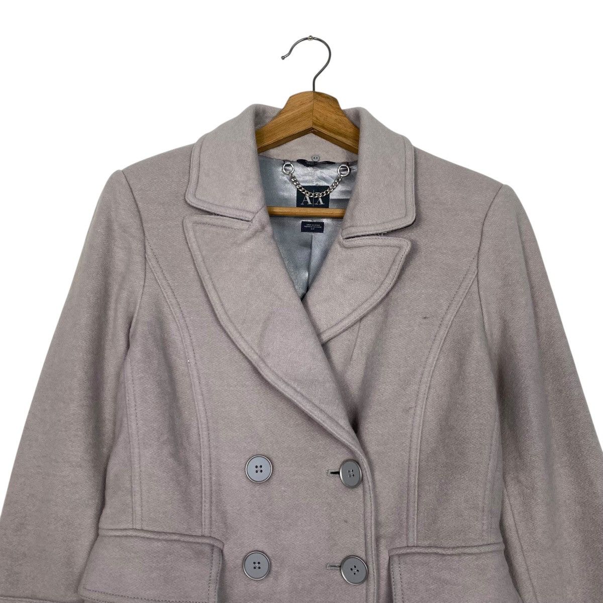 Armani × Armani Exchange Armani Exchange double breasted jacket coat Size S / US 4 / IT 40 - 2 Thumbnail