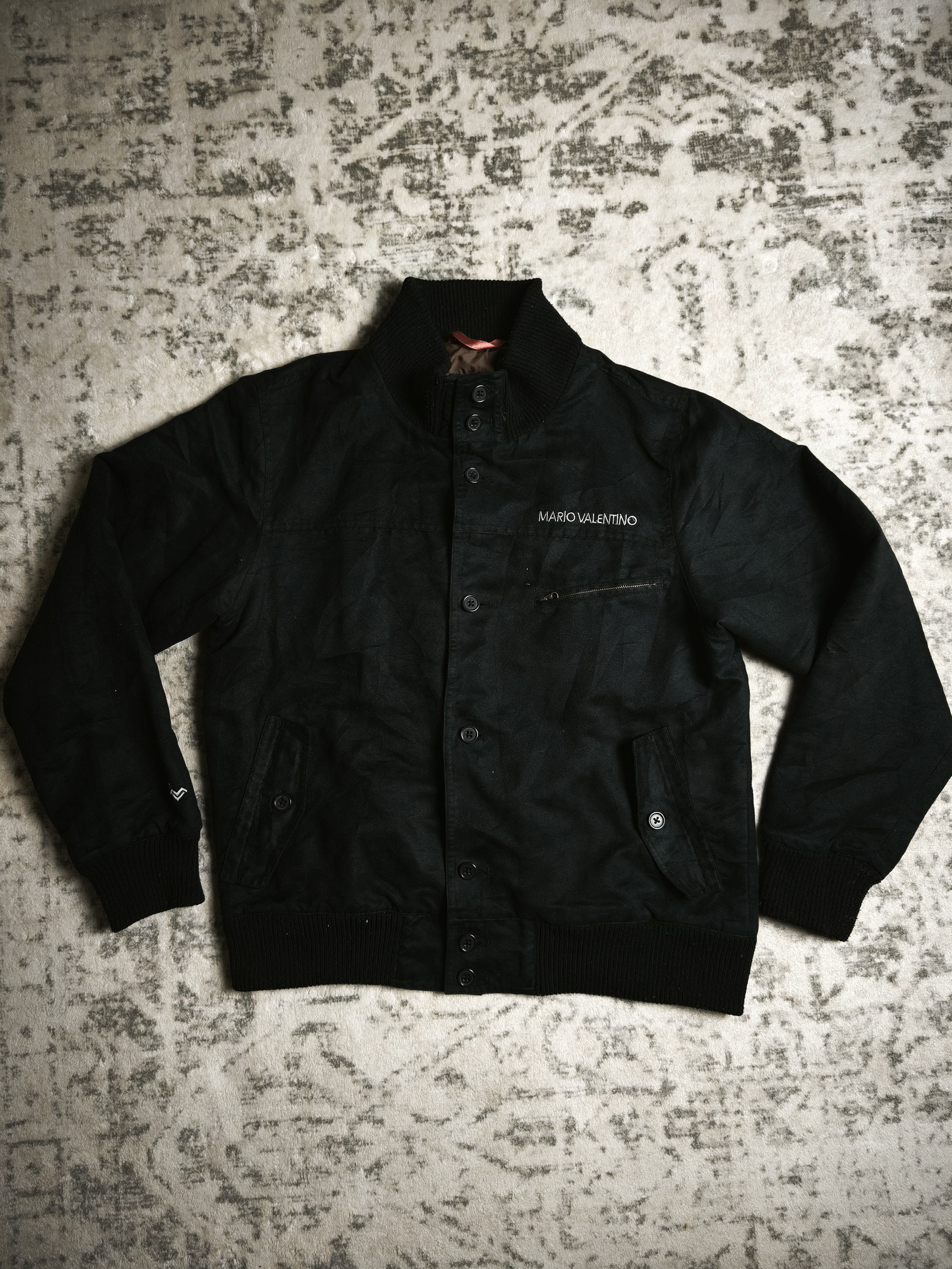 Mario Valentino Mario Valentino Flight Bomber Style Jacket Size US M / EU 48-50 / 2 - 1 Thumbnail