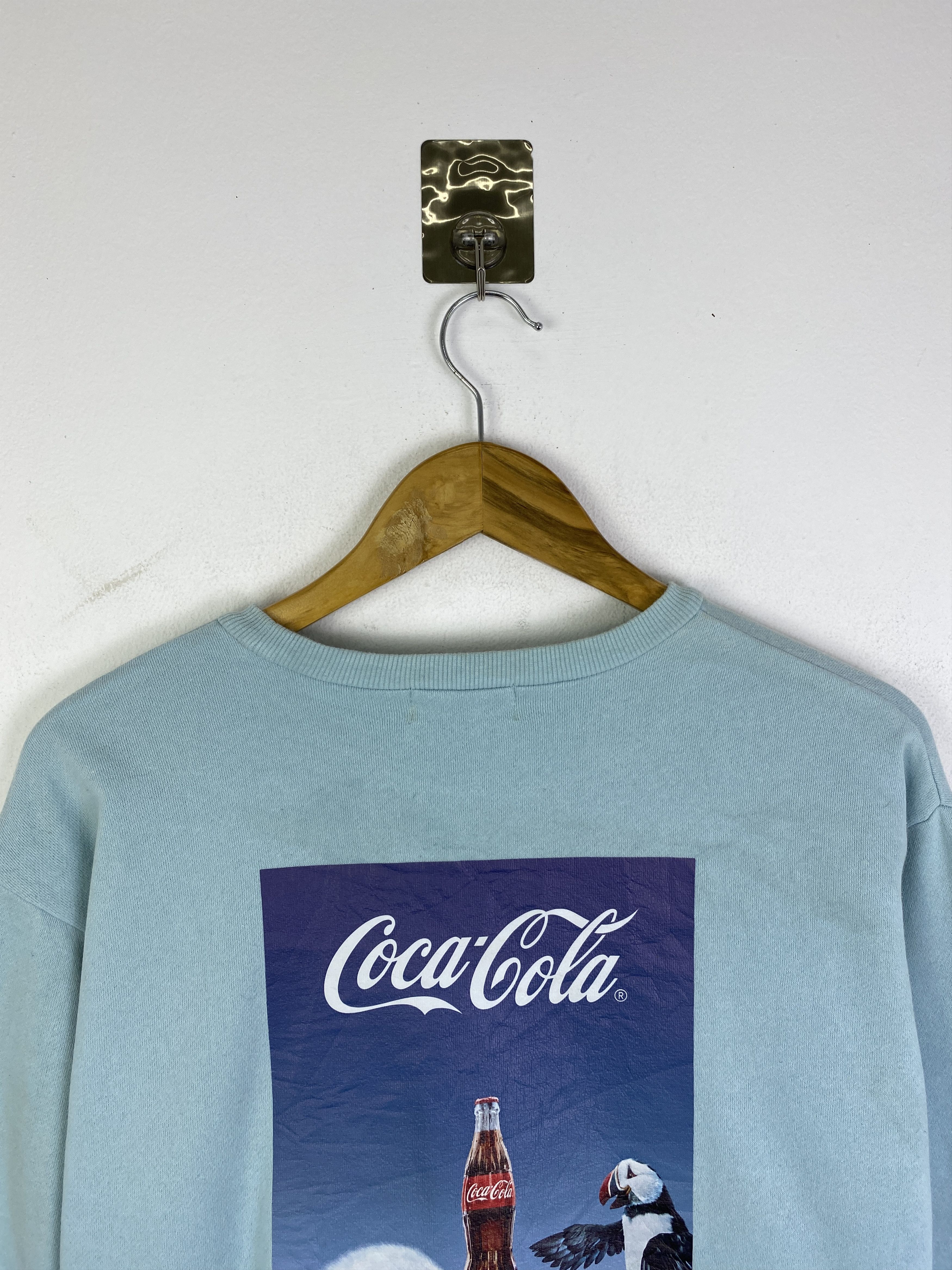 Coca Cola Vintage Coca Cola Backhit Pullover Sweatshirt SH0275 Size US L / EU 52-54 / 3 - 2 Thumbnail