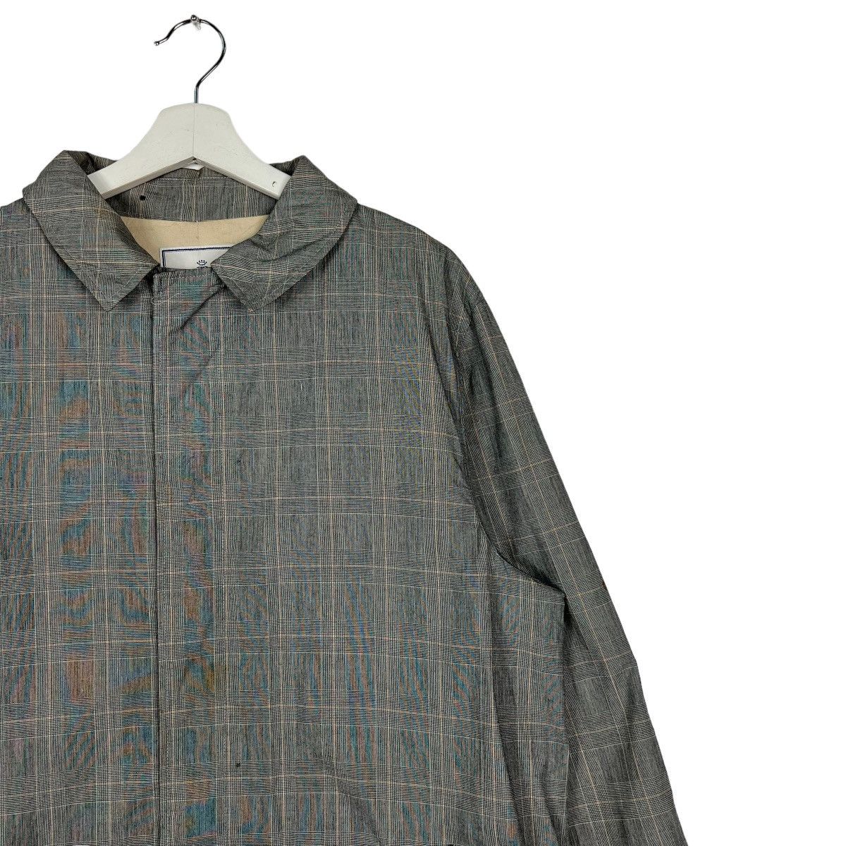 Baracuta 🔥 BARACUTA BLUE LINE CHECKER TRENCH COAT Size US M / EU 48-50 / 2 - 6 Thumbnail
