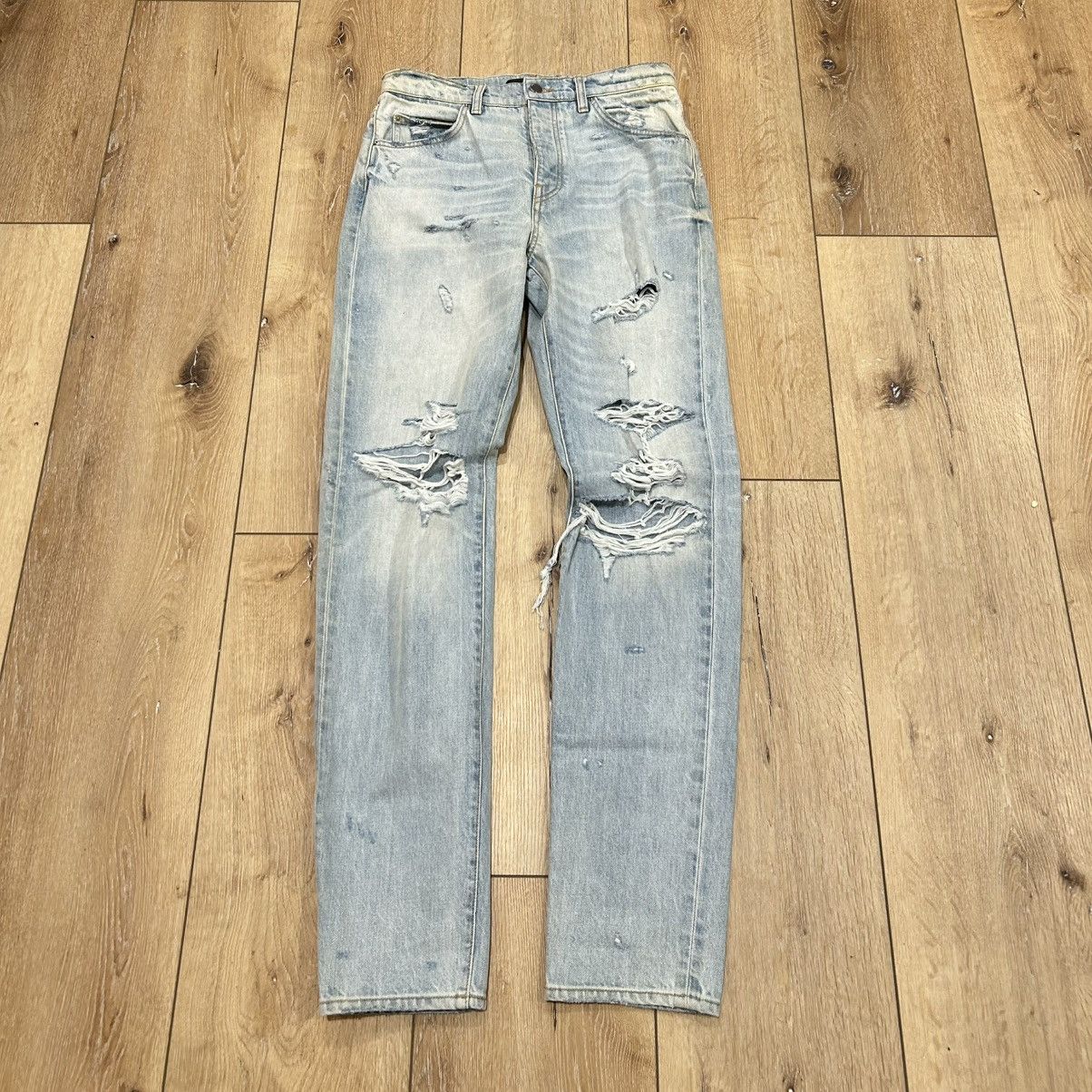 Amiri Amiri destroyed denim Size US 29 - 1 Thumbnail