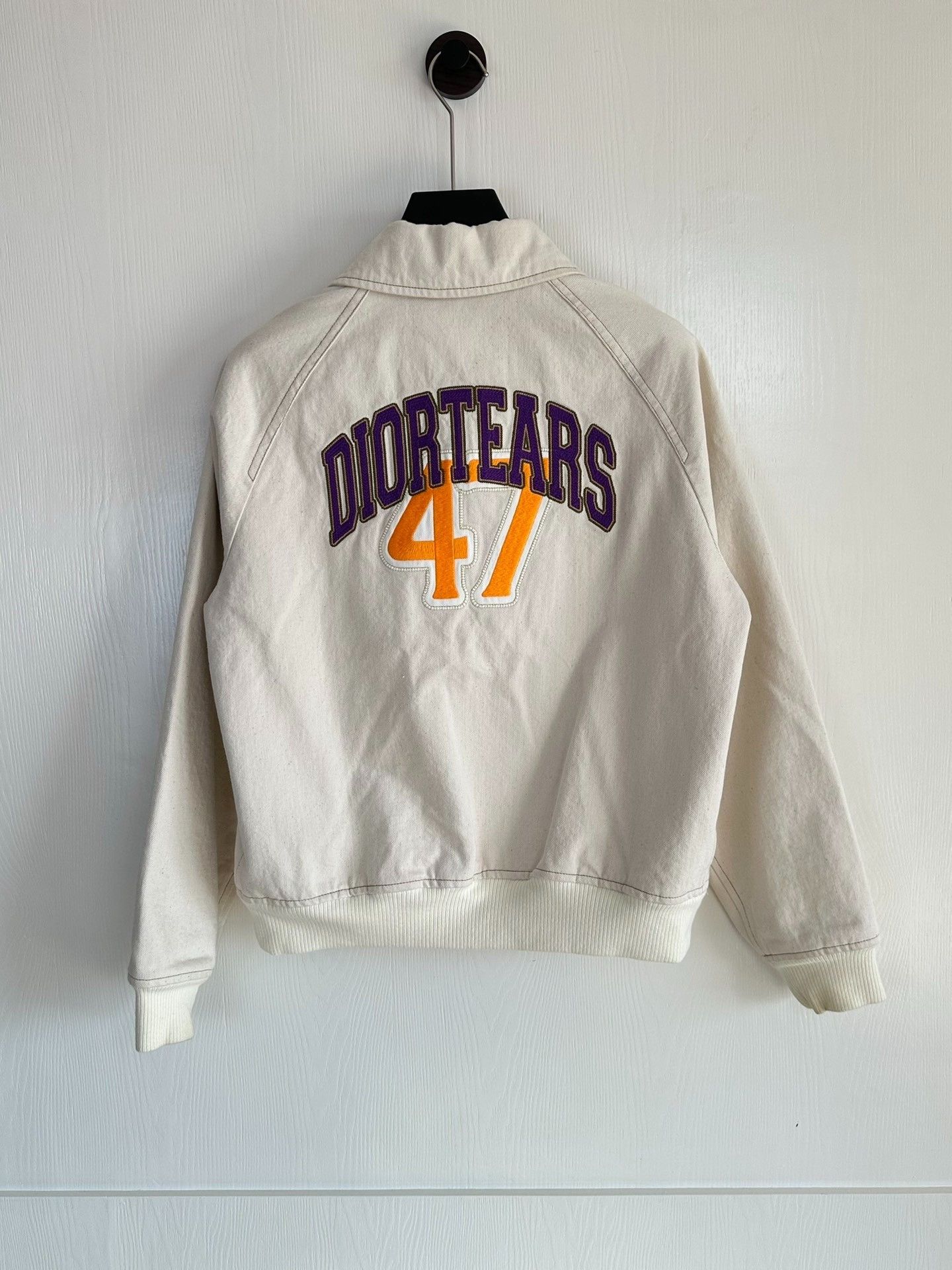 Dior Dior Denim Tears 47 Logo Distressed Jacket Size US S / EU 44-46 / 1 - 1 Thumbnail