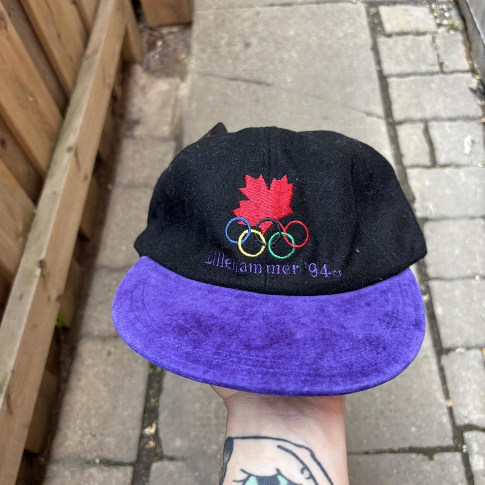 Other vintage Lillehammer 1994 olympics strap back hat Deadstock Size ONE SIZE - 1 Thumbnail