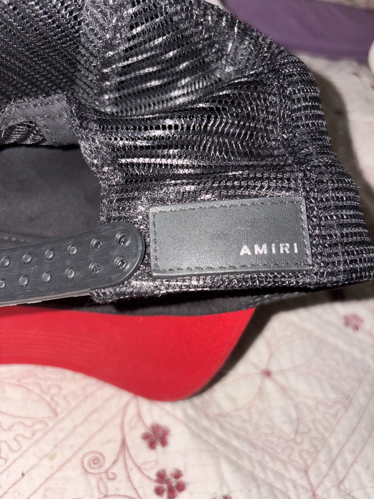 Amiri Amiri Red Three Star Hat Size ONE SIZE - 4 Thumbnail