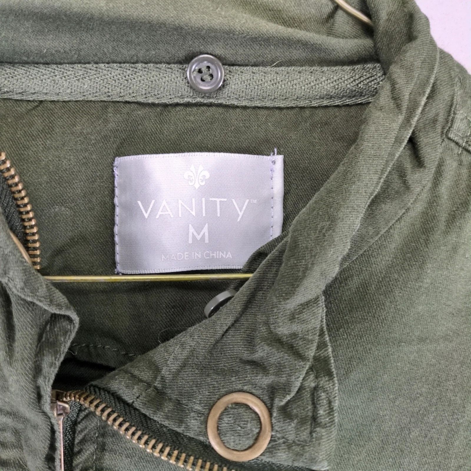 Other Vanity Full Zip Military Jacket Women's M Drawstring Waist Size M / US 6-8 / IT 42-44 - 4 Thumbnail