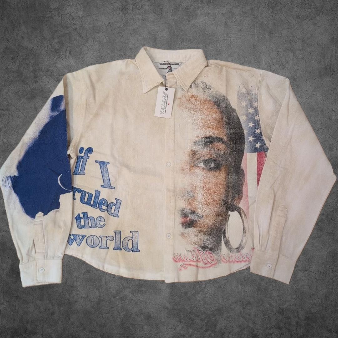 Vale VALE FOREVER Freedom Button-Up Shirt Sade × Selena Cream, L Size US L / EU 52-54 / 3 - 1 Thumbnail