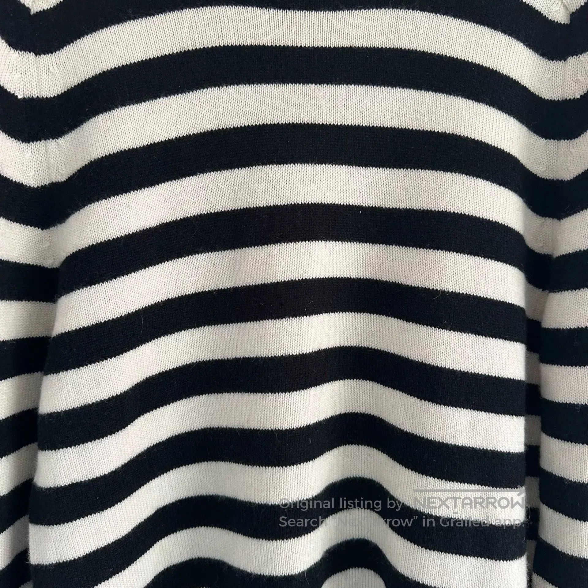 Saint Laurent Paris Saint Laurent Black White Striped Turtleneck. Size US L / EU 52-54 / 3 - 2 Thumbnail