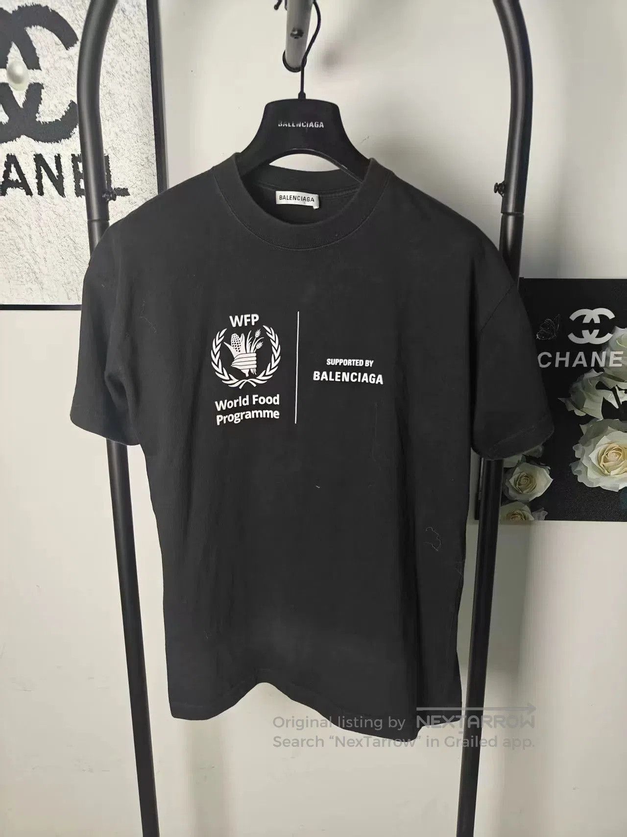 DEFEND PARIS Balenciaga Logo Short Sleeve T-Shirt. Size US M / EU 48-50 / 2 - 1 Thumbnail