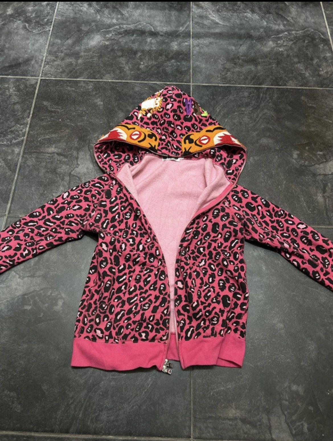 Bape Leopard Camo Tiger Full Zip Hoodie Size XS / US 0-2 / IT 36-38 - 1 Thumbnail