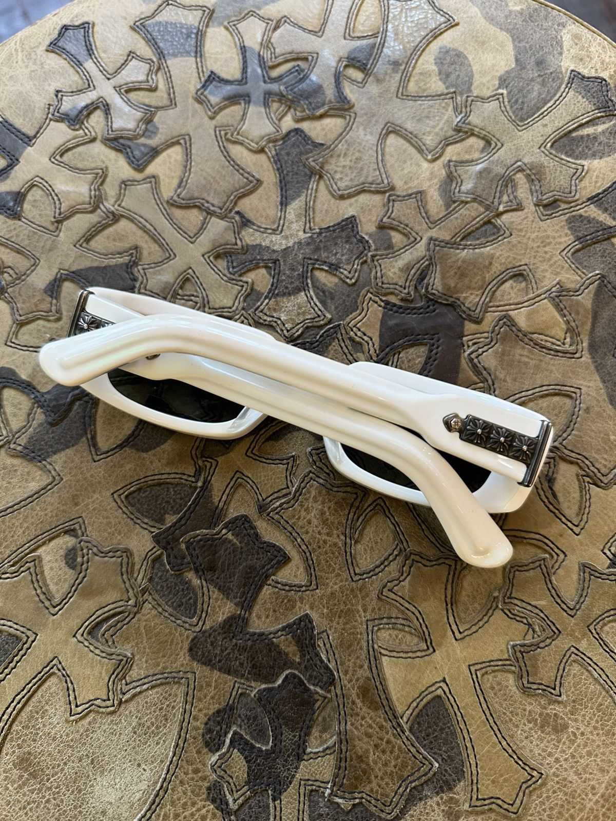 Chrome Hearts CHROME HEARTS WHITE & BLUE ZELDA GLASSES Size ONE SIZE - 2 Thumbnail