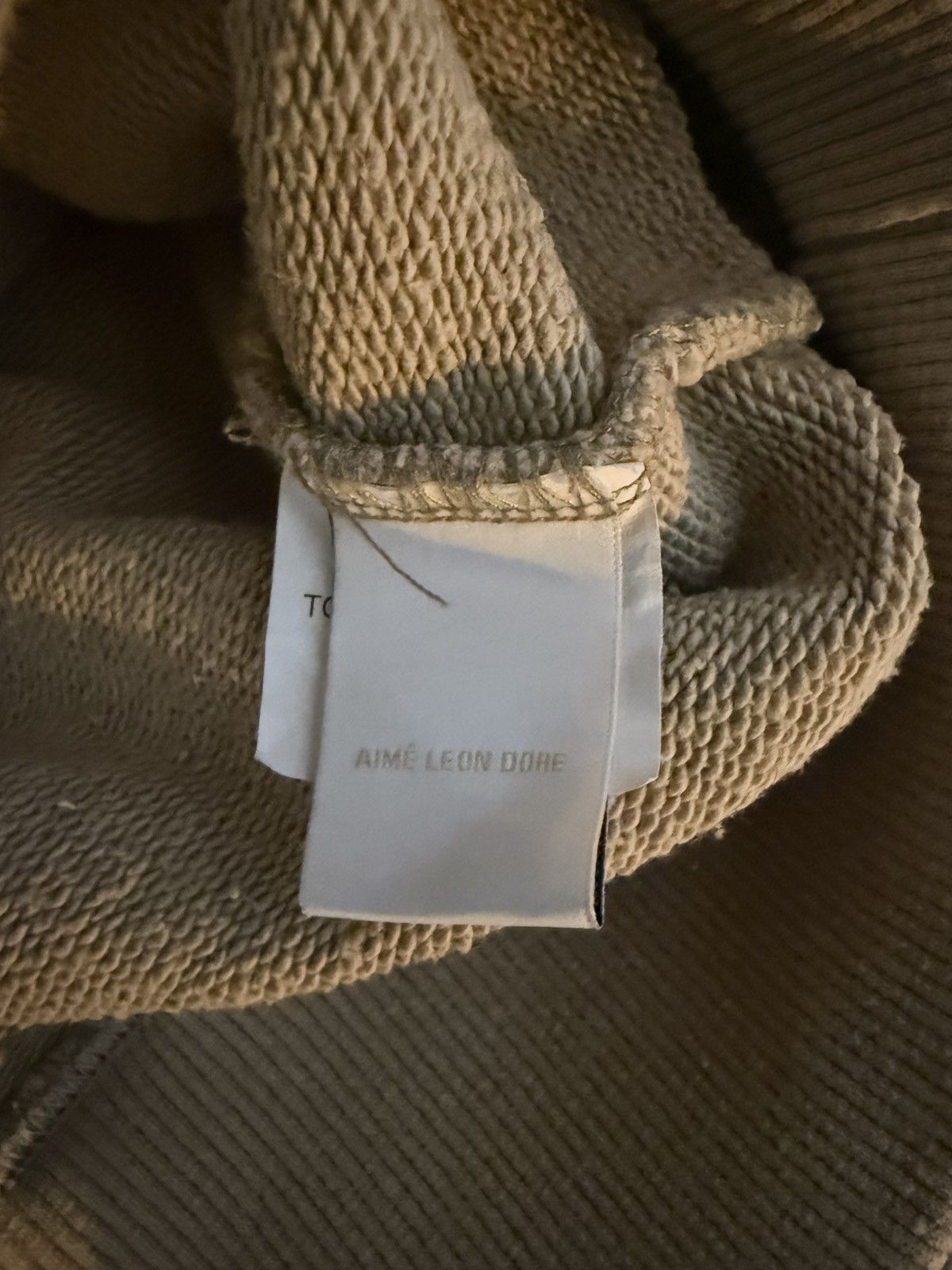 Aime Leon Dore Aime Leon Dore - Beige Sweatshirt- Size Large Size US L / EU 52-54 / 3 - 4 Thumbnail
