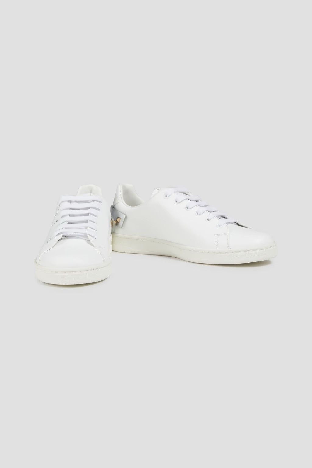 Valentino VALENTINO GARAVANI Backnet perforated leather sneakers Size US 10.5 / IT 40.5 - 2 Thumbnail