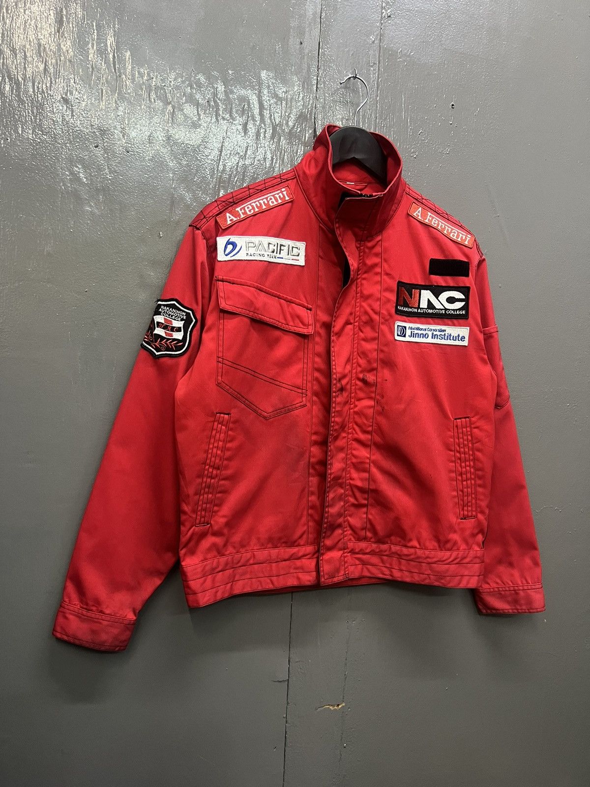 Japanese Brand Nakanihon Automotive College Workwear Jacket Size US L / EU 52-54 / 3 - 3 Thumbnail
