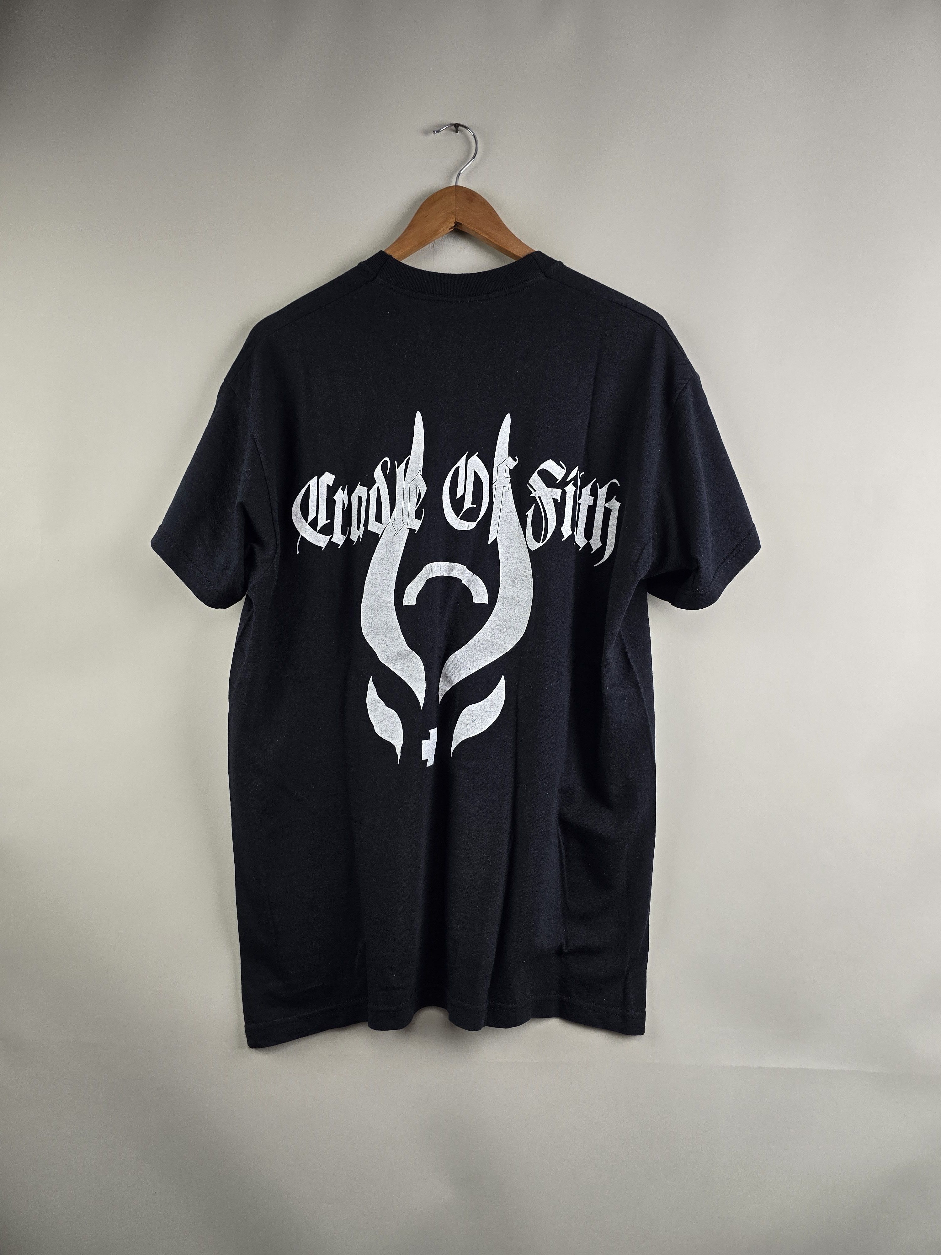 Band Tees × Vintage 90s Cradle Of Filth Dani Filth L 21.5" 30" Size US L / EU 52-54 / 3 - 4 Thumbnail