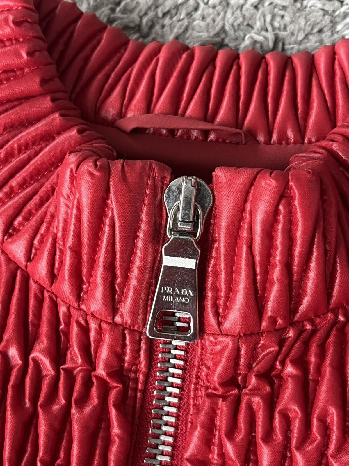 Prada Vintage Luxury Leather Jacket Prada Vestiaire Size M / US 6-8 / IT 42-44 - 3 Thumbnail