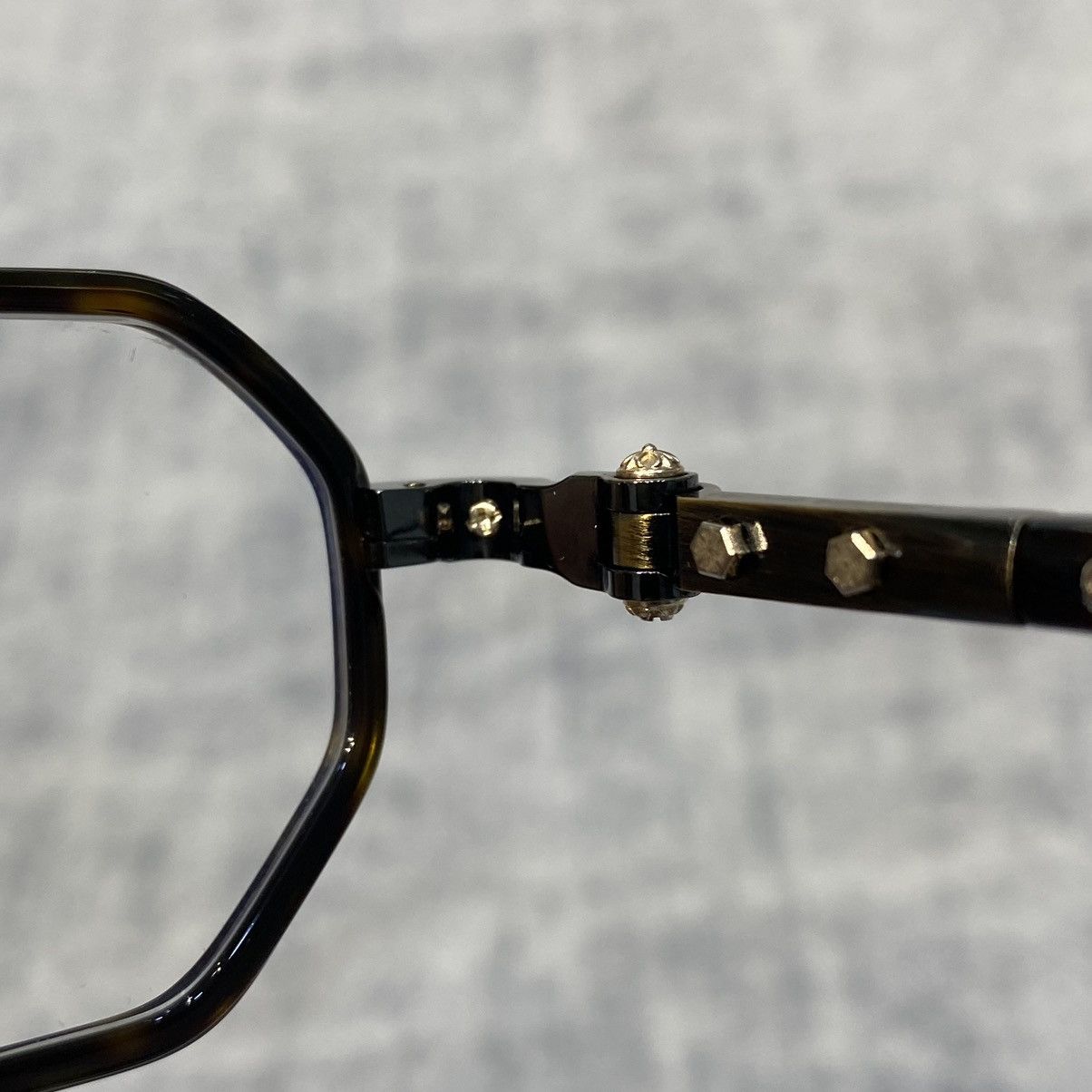 Chrome Hearts CHROME HEARTS TATTERS Dark Tortoise/Antique Gold Size ONE SIZE - 9 Thumbnail