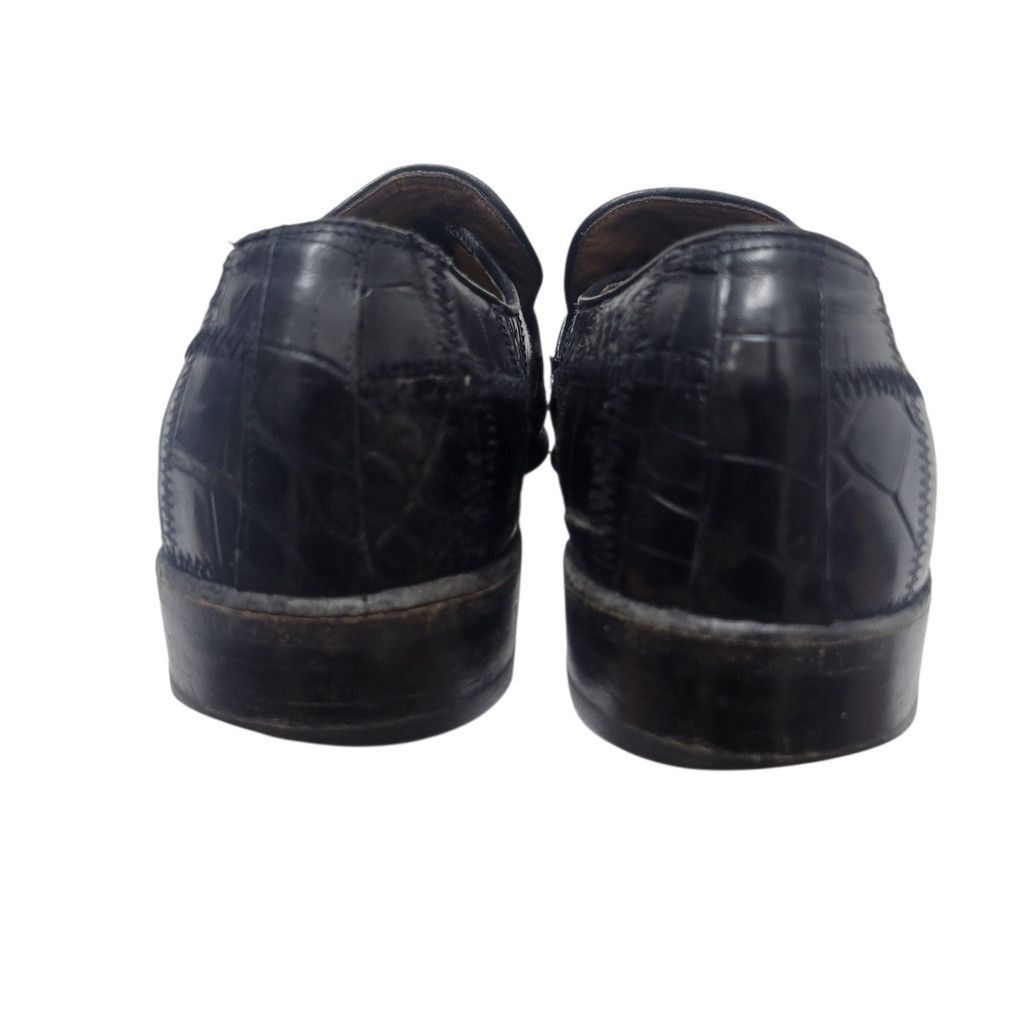 Nettleton Nettleton Black Crocodile Loafer Shoes Style #74332 Size 9.5 Size US 9.5 / EU 42-43 - 8 Thumbnail