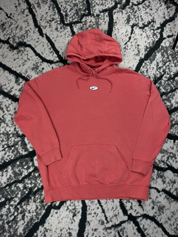 Nike Nike center logo hoodie coral pink white M Size US M / EU 48-50 / 2 - 1 Thumbnail