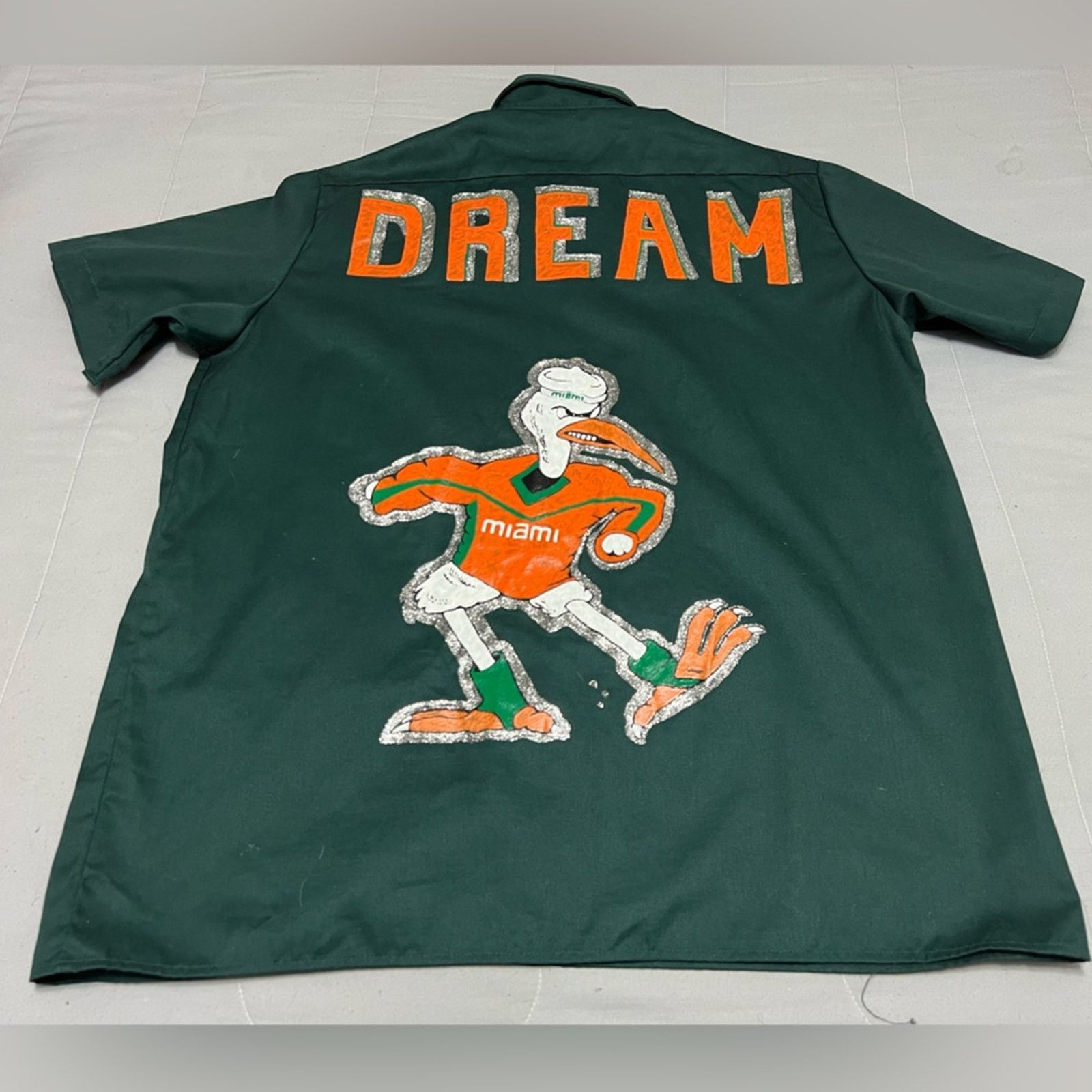 Dickies Miami Hurricanes Halftime Show Band AOP Costume 1/1 RARE Size US XL / EU 56 / 4 - 7 Thumbnail