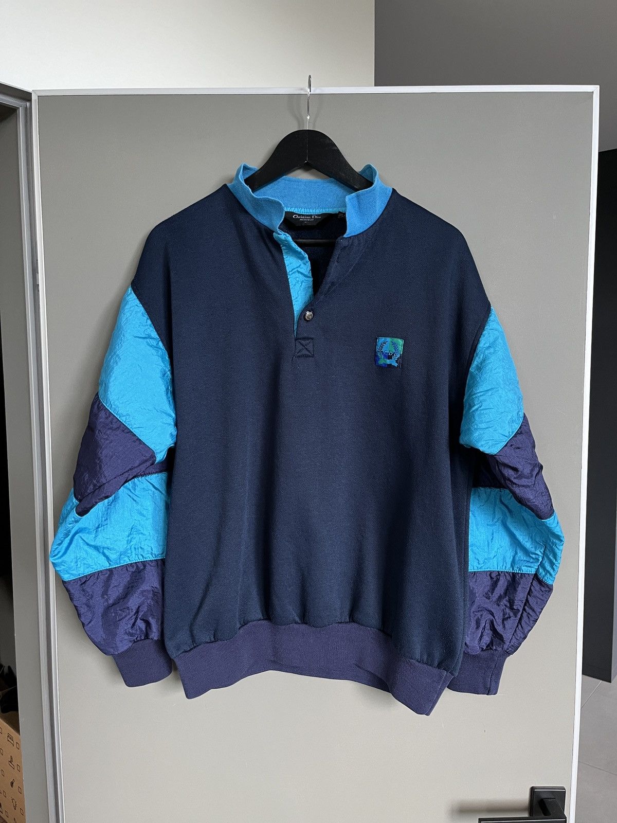 80's Christian Dior Sport Pullover Nylon Sleeves